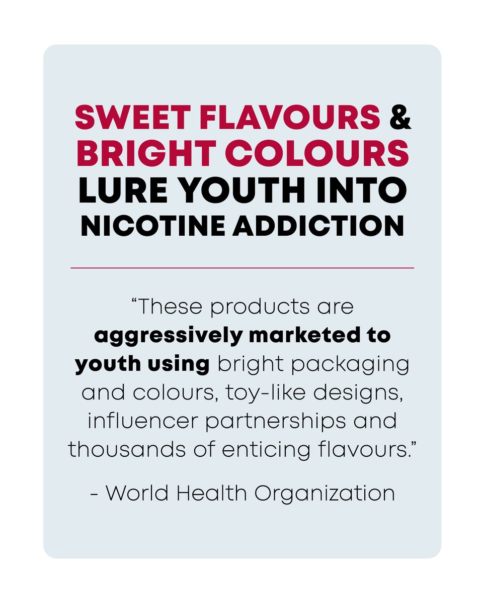 Ottawa Model for Smoking Cessation (@ottawamodel) on Twitter photo Sweet flavours and bright colours lure youth into nicotine addiction - <a href="/WHO/">World Health Organization (WHO)</a>
who.int/europe/news-ro… Sweet flavours and bright colours lure youth into nicotine addiction - <a href="/WHO/">World Health Organization (WHO)</a>
who.int/europe/news-ro…
