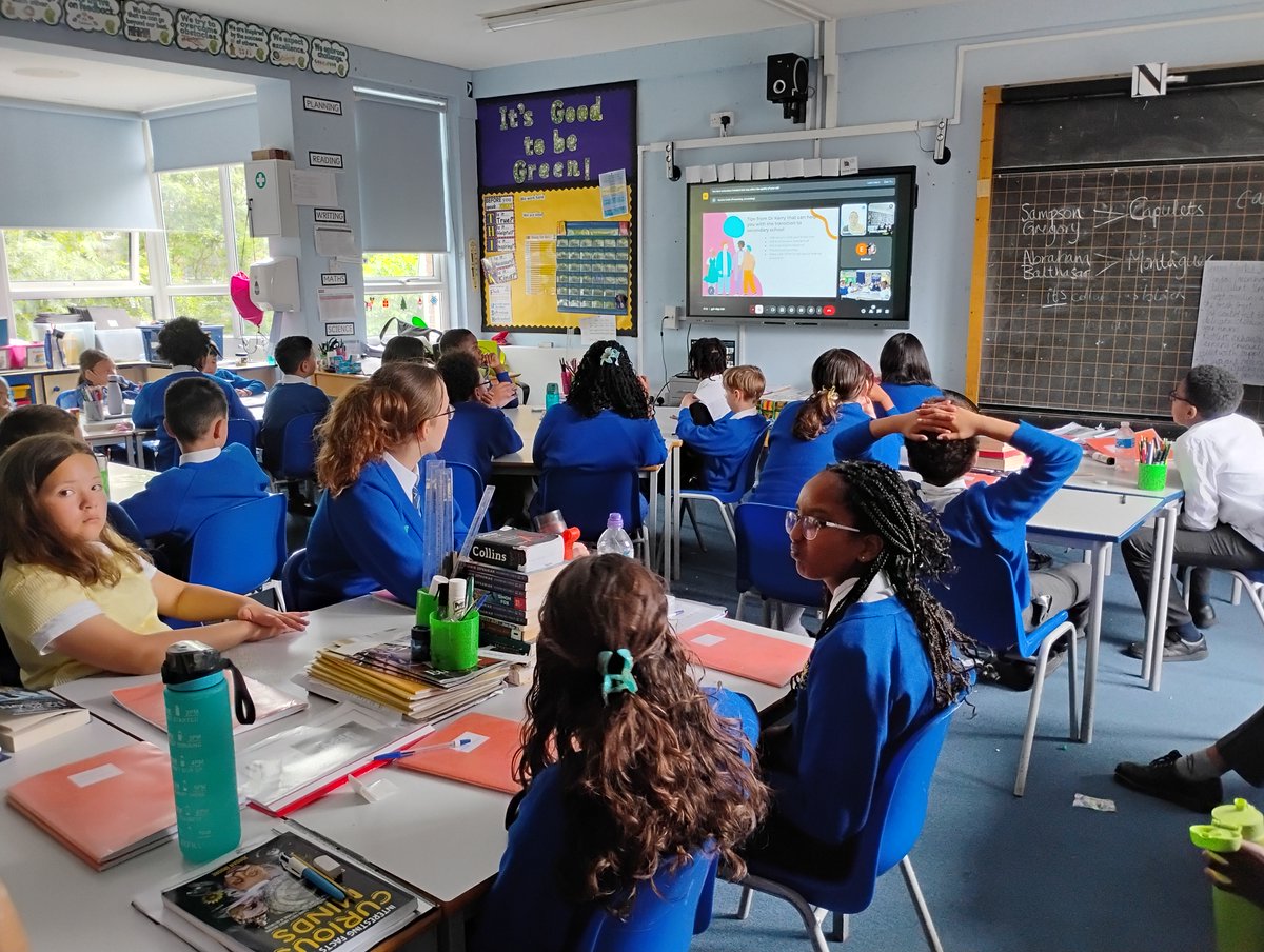 StMarysRCPriory's tweet image. Our Year 6s joined other Haringey schools yesterday for a transition assembly with @kooth_plc