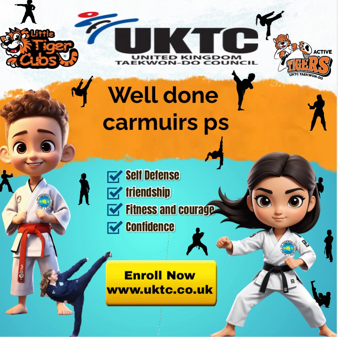 Miss M Risk (@mariauktc) on Twitter photo <a href="/carmuirsprimary/">Carmuirs Primary</a>
I want to express my deepest gratitude to each and every one of you for having me along today. You were all incredible, and I had an amazing time with you all.
Thank you, <a href="/Mr_Brown22/">Mr Brown</a> , for inviting us along.
<a href="/ASC_Natalie/">Natalie Active Schools</a>
#uktc #taekwondo <a href="/carmuirsprimary/">Carmuirs Primary</a>
I want to express my deepest gratitude to each and every one of you for having me along today. You were all incredible, and I had an amazing time with you all.
Thank you, <a href="/Mr_Brown22/">Mr Brown</a> , for inviting us along.
<a href="/ASC_Natalie/">Natalie Active Schools</a>
#uktc #taekwondo