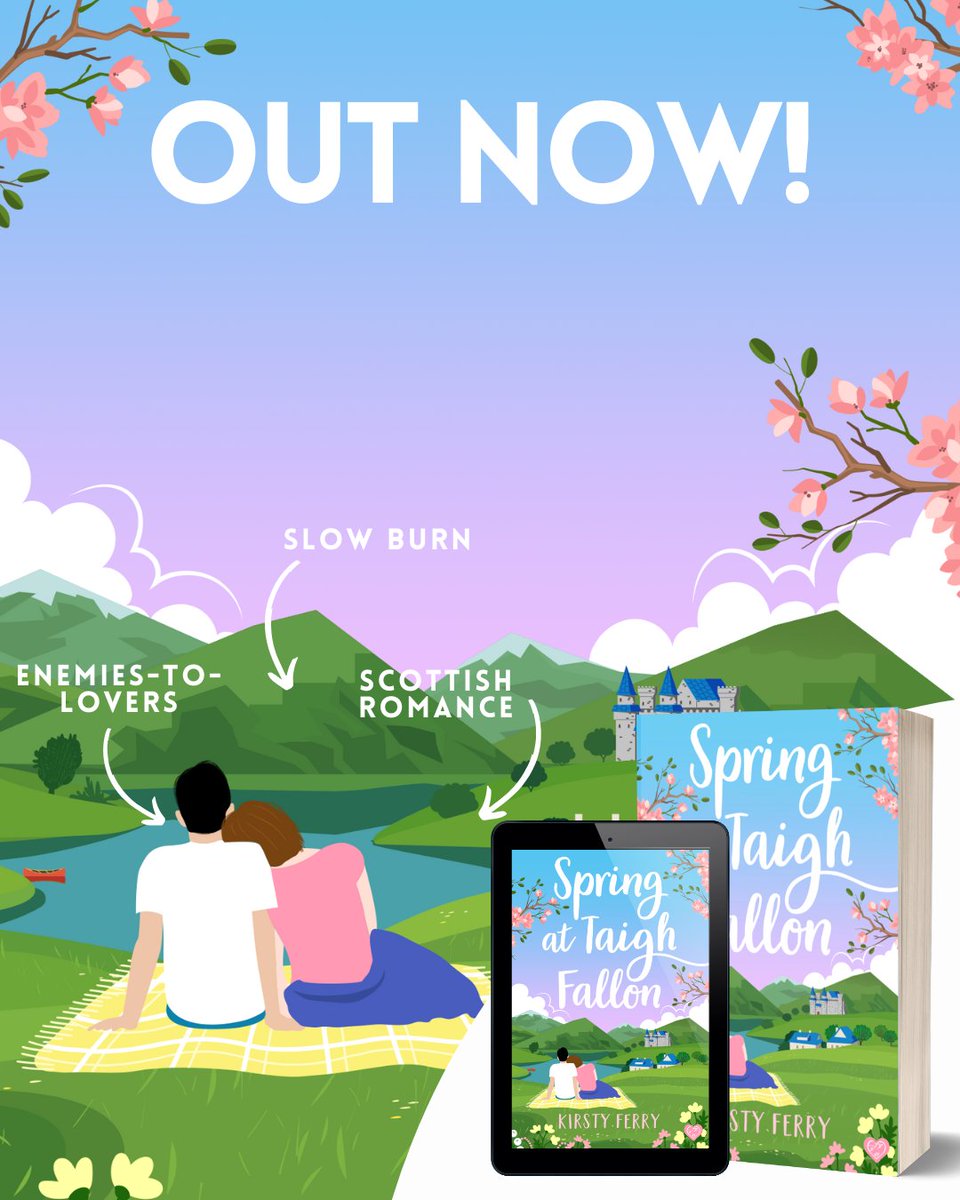 Wow that crept up quickly...Spring at Taigh Fallon has been rereleased today with a beautiful new cover. And for only 99p :-) x <a href="/ChocLituk/">Choc Lit Publishing</a>  <a href="/JoffeBooks/">JOFFE BOOKS</a> amazon.co.uk/Spring-Taigh-F…