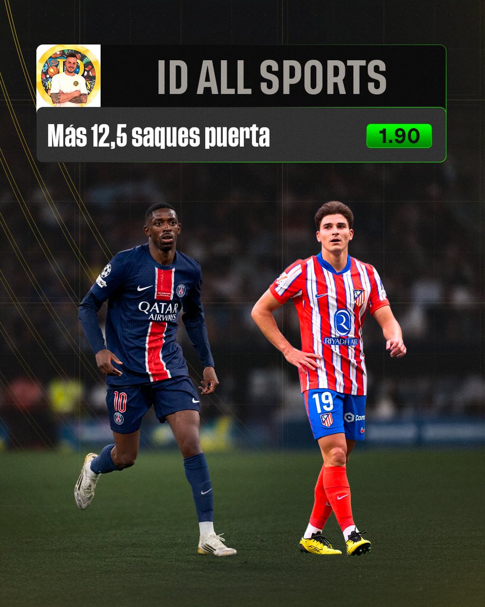 Gainblers's tweet image. 😍 ¿EL MEJOR PARTIDO DE LA FASE DE GRUPOS?

🎯 No podía faltar el pronóstico de @idallsports 

🧠Queremos show y esperemos que estos equipos nos lo den en un partido muy ofensivo