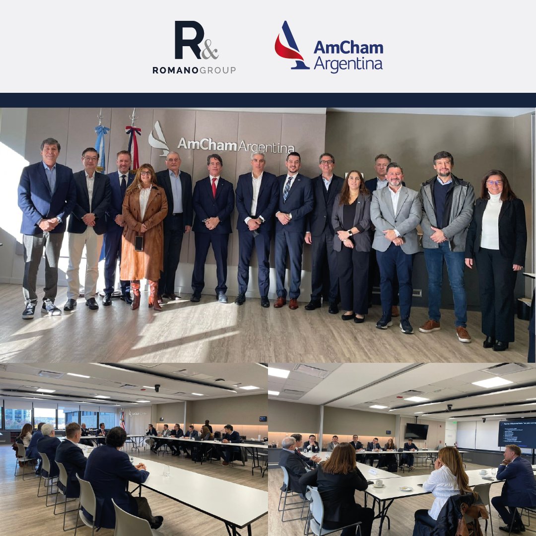Romano Group (@romano_group) on Twitter photo Escuchar, intercambiar y reflexionar: también eso es parte de construir estrategia. 💪🏼
Ayer participamos del Desayuno de CEOs organizado por <a href="/AmChamArgentina/">AmCham Argentina</a>, en el marco del ciclo de encuentros del Grupo de Pares.
La jornada contó con una exposición del Ing. Nicolás Posse, Escuchar, intercambiar y reflexionar: también eso es parte de construir estrategia. 💪🏼
Ayer participamos del Desayuno de CEOs organizado por <a href="/AmChamArgentina/">AmCham Argentina</a>, en el marco del ciclo de encuentros del Grupo de Pares.
La jornada contó con una exposición del Ing. Nicolás Posse,