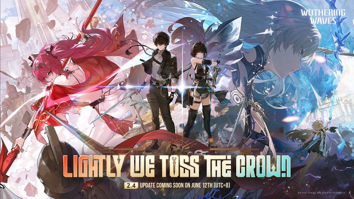 Patch Notes for Version 2.4: Lightly We Toss the Crown
Dear Rover,
Thank you for your continued support. The following is a summary of content that will become available in Version 2.4: Lightly We Toss the Crown.

[Maintenance Time &amp; Compensation Details]
✦Maintenance Time: