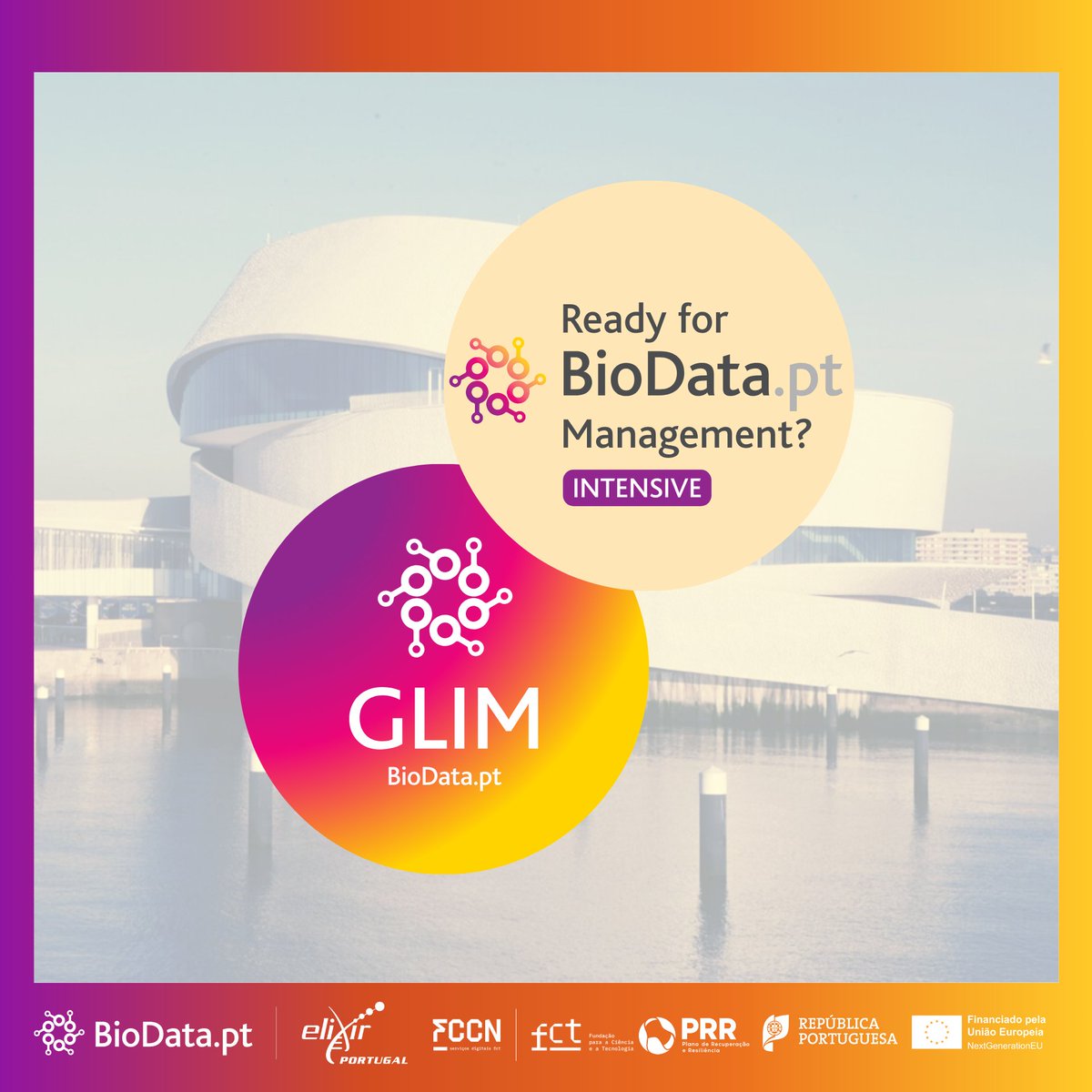 📢 Registration is open for the Ready for BioData Management: Intensive Course at CIIMAR (July 3–4)!
Hands-on training on the full data lifecycle using Galaxy, DMPortal &amp; DSW, powered by BioData.pt &amp; GLIM-BioData.
🔗 events.biodata.pt/event/9/

#BioData_pt #GLIM_BioData