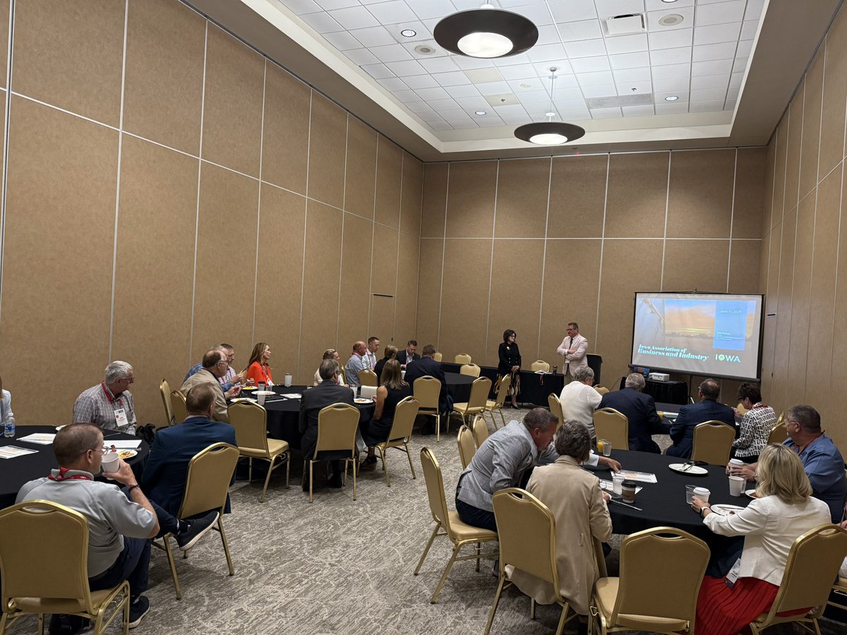 Brad Hartkopf (@brad4abi) on Twitter photo Kicked off Day 2 of #ABICON25 by hearing from <a href="/BusinessIOWA/">Iowa Economic Development Authority</a> Director <a href="/DebiDurham/">Debi Durham</a>. She’s a great champion for Iowa businesses! Kicked off Day 2 of #ABICON25 by hearing from <a href="/BusinessIOWA/">Iowa Economic Development Authority</a> Director <a href="/DebiDurham/">Debi Durham</a>. She’s a great champion for Iowa businesses!