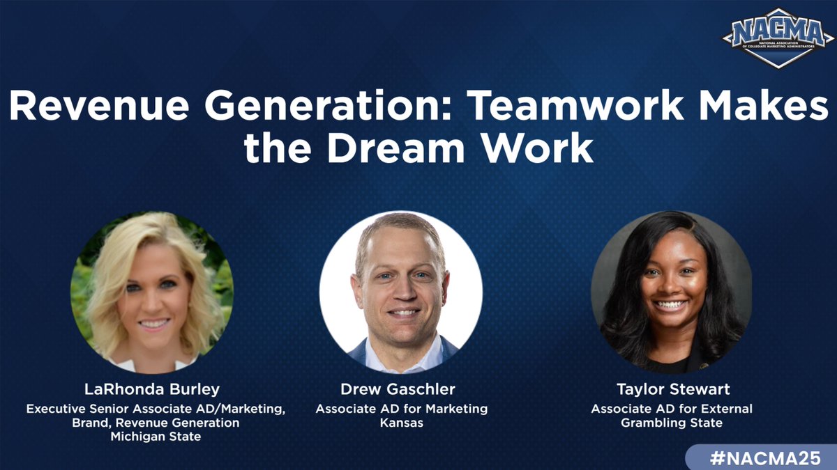 We’re closing out #NACMA25 with a strong finish 💪

Revenue generation, fan experience, and brand strategy, these final sessions bring the insight and ideas to power what’s next!