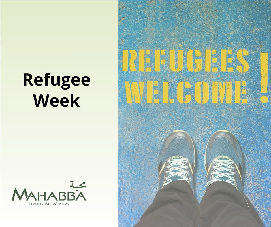 Mahabba Network (@mahabbanetwork) on Twitter photo 16-22 June is #RefugeeWeek. Find out more: refugeeweek.org.uk
Mahabba are offering a webinar:
How Christians can best be of service to refugees
with Adele Own the Director of GARAS
at 19:30 on Tuesday 17th June
Register by email: hello@mahabbanetwork.com with your details. 16-22 June is #RefugeeWeek. Find out more: refugeeweek.org.uk
Mahabba are offering a webinar:
How Christians can best be of service to refugees
with Adele Own the Director of GARAS
at 19:30 on Tuesday 17th June
Register by email: hello@mahabbanetwork.com with your details.