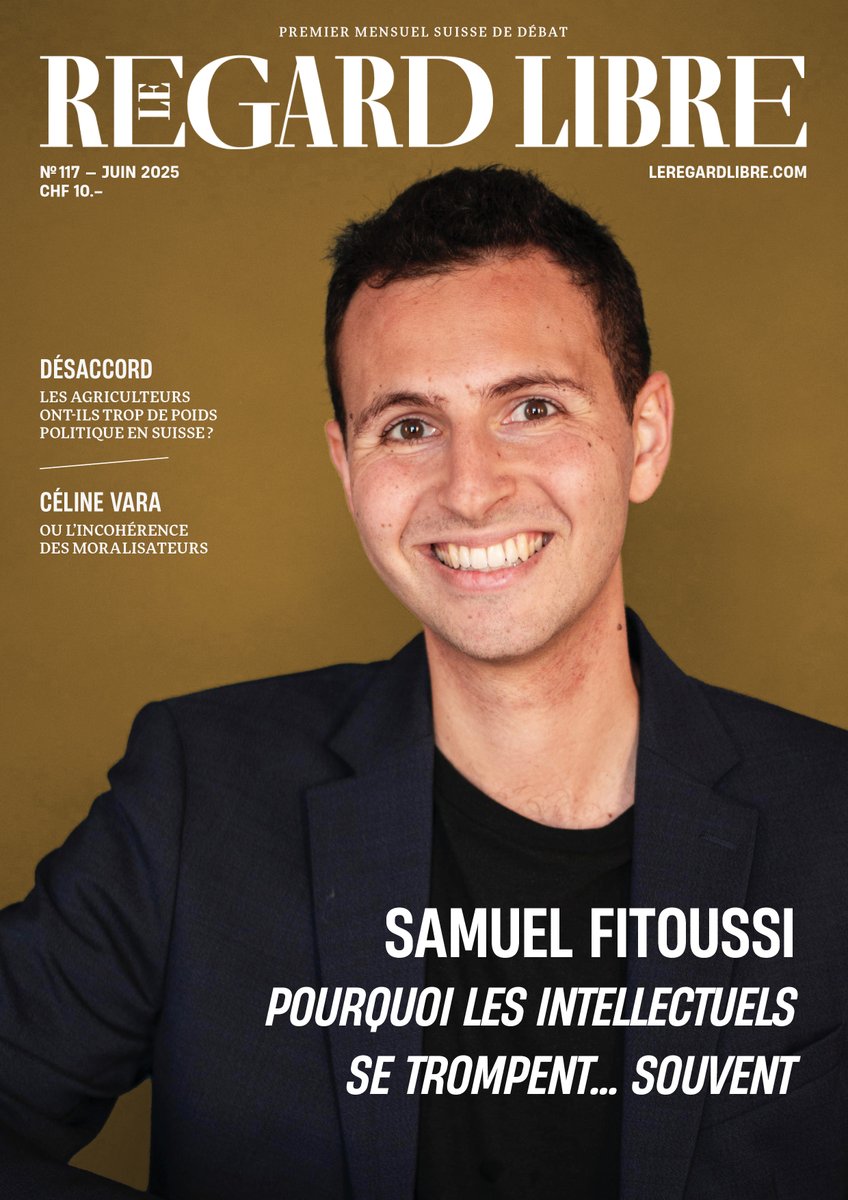 Le Regard Libre (@leregardlibre) on Twitter photo 📙Le dossier de notre numéro de juin est dédié à l'irresponsabilité des élites, avec une interview fleuve de <a href="/SamuelFitouss10/">Samuel Fitoussi</a> Samuel Fitoussi, auteur de «Pourquoi les intellectuels se trompent», par <a href="/ynncsta/">Yann Costa</a> ! Sommaire complet et commande leregardlibre.com/cpt-editions/l…
<a href="/EdLObservatoire/">Éditions de l'Observatoire</a> 📙Le dossier de notre numéro de juin est dédié à l'irresponsabilité des élites, avec une interview fleuve de <a href="/SamuelFitouss10/">Samuel Fitoussi</a> Samuel Fitoussi, auteur de «Pourquoi les intellectuels se trompent», par <a href="/ynncsta/">Yann Costa</a> ! Sommaire complet et commande leregardlibre.com/cpt-editions/l…
<a href="/EdLObservatoire/">Éditions de l'Observatoire</a>