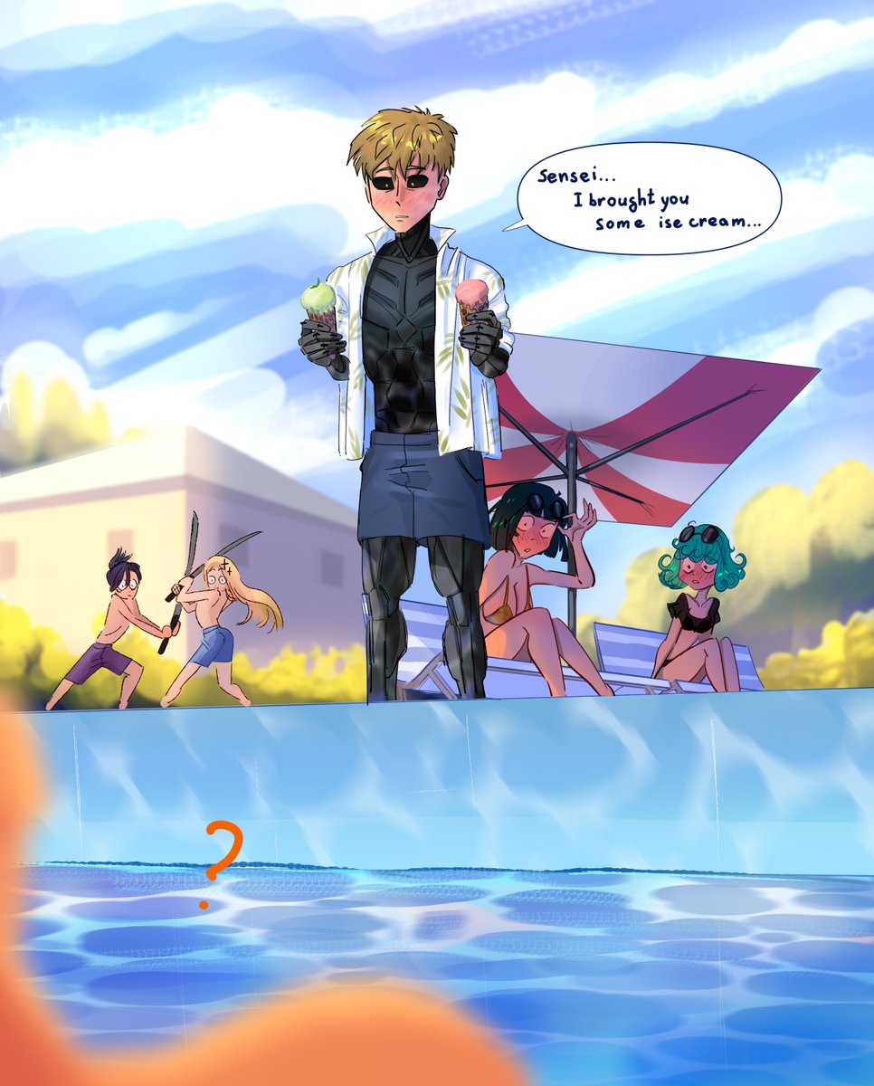 Pic_Chick_Pic's tweet image. I wouldn’t be me if I didn’t draw this. Say what you want, but I just can’t live without this ship🥵
#OnePunchMan #Saitama #Genos #genosai #Saigenos
