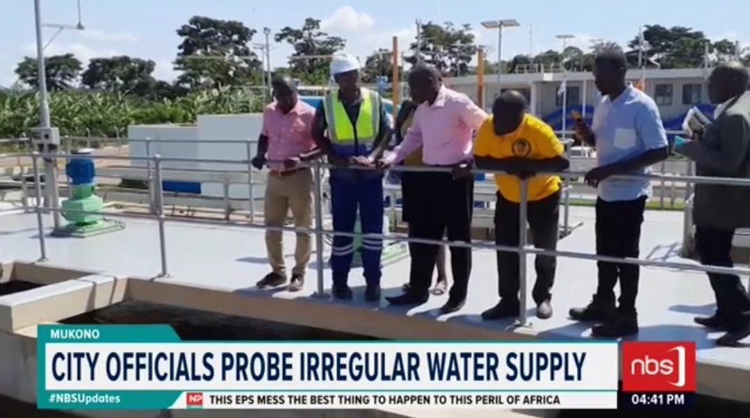 Several Kampala leaders visited key <a href="/nwscug/">NWSC 🇺🇬</a> facilities, including the Katosi Water Treatment Plant and reservoirs at Nsumba and Sonde. 

#NBSAt430 #NBSUpdates