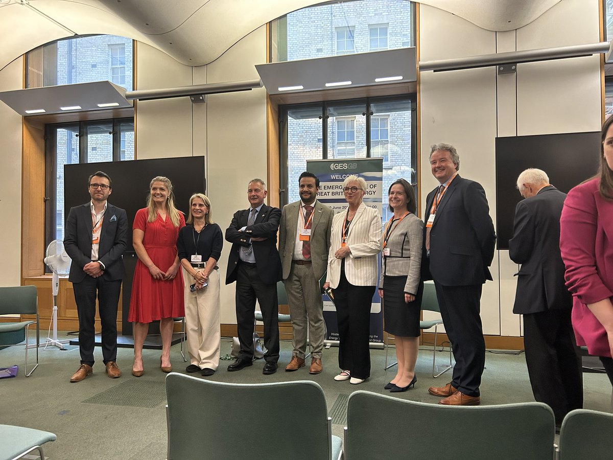A hugely interesting evening session <a href="/UKParliament/">UK Parliament</a> in Portcullis House discussing the emerging role of Great British Energy - thanks to everyone involved | <a href="/GBEnergyHQ/">GB Energy</a> <a href="/GES_GB1964/">GESGB</a>