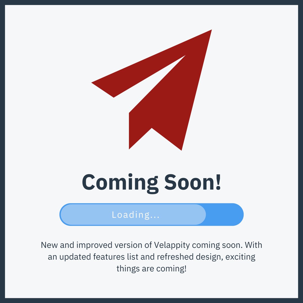 Velappity's tweet photo. A new version of Velappity is nearing launch! The team have been busy working on Velappity, refreshing the design and creating new features.
A new website has been launched ahead of the product. Take a look to learn more about Velappity’s new features https://t.co/3rjLQSBFqv https://t.co/1z5yz9bHb2