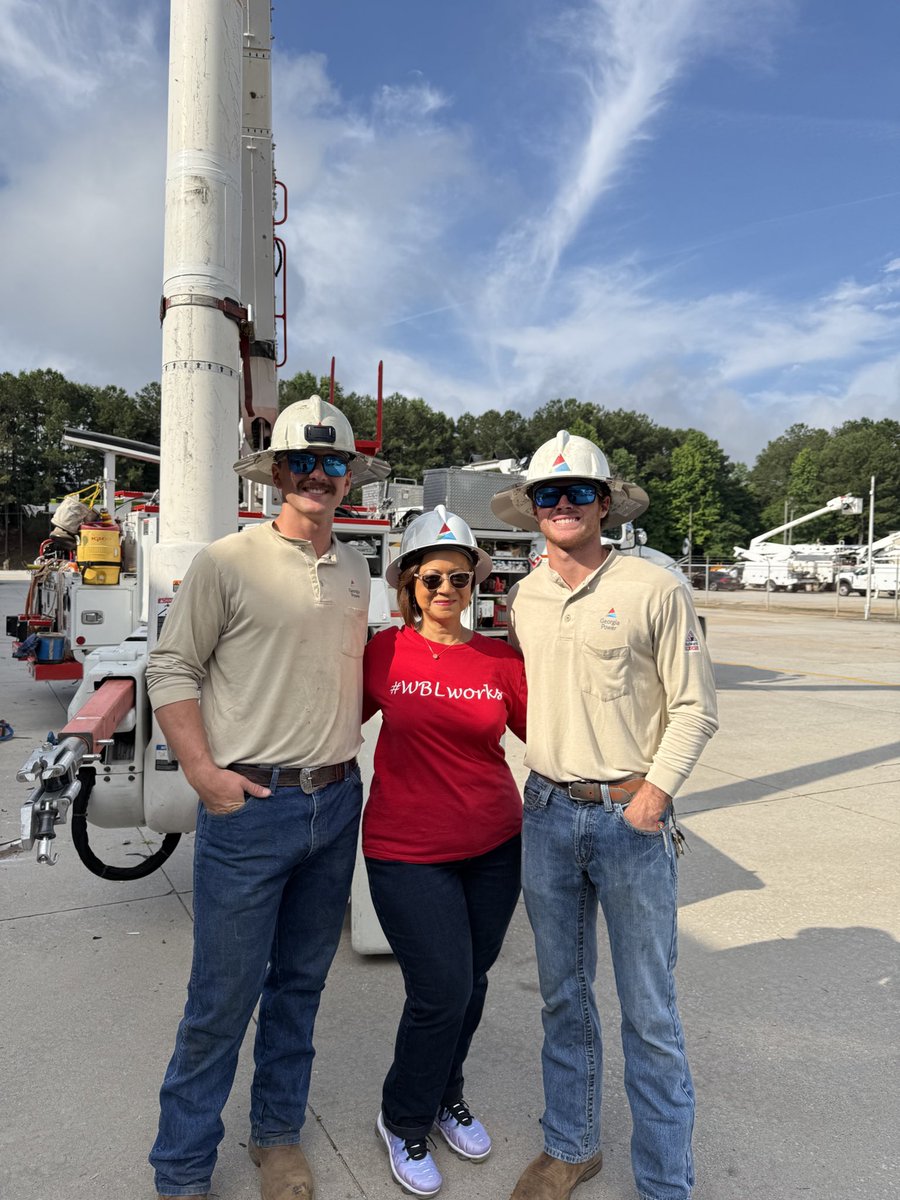 NCCAWBL's tweet image. Georgia Power Educator Externship Day 3 @ the Minola Site. Got to ride the bucket truck with my 2023 @NewtonCoSchools @EHS_Eagles YAP grad Cooper Coody! Also got to hug WBL @NCCA_Covington grads Jordan Henderson & Braden Downs. Incredibly proud of their career path.