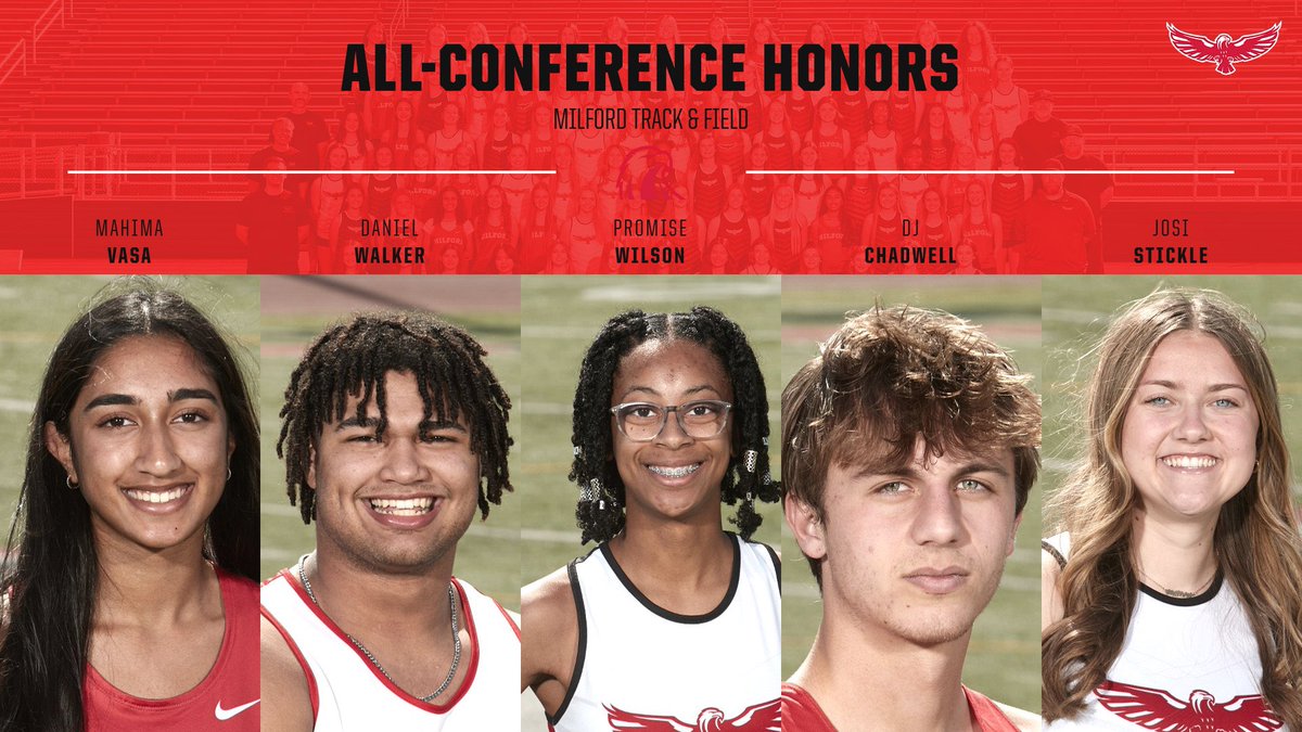 All-ECC boys and girls Track &amp; Field!!! 🦅🏃🏻‍♂️🏃🏼‍♀️

Read More Here: milfordathletics.org/o/milfordathle…