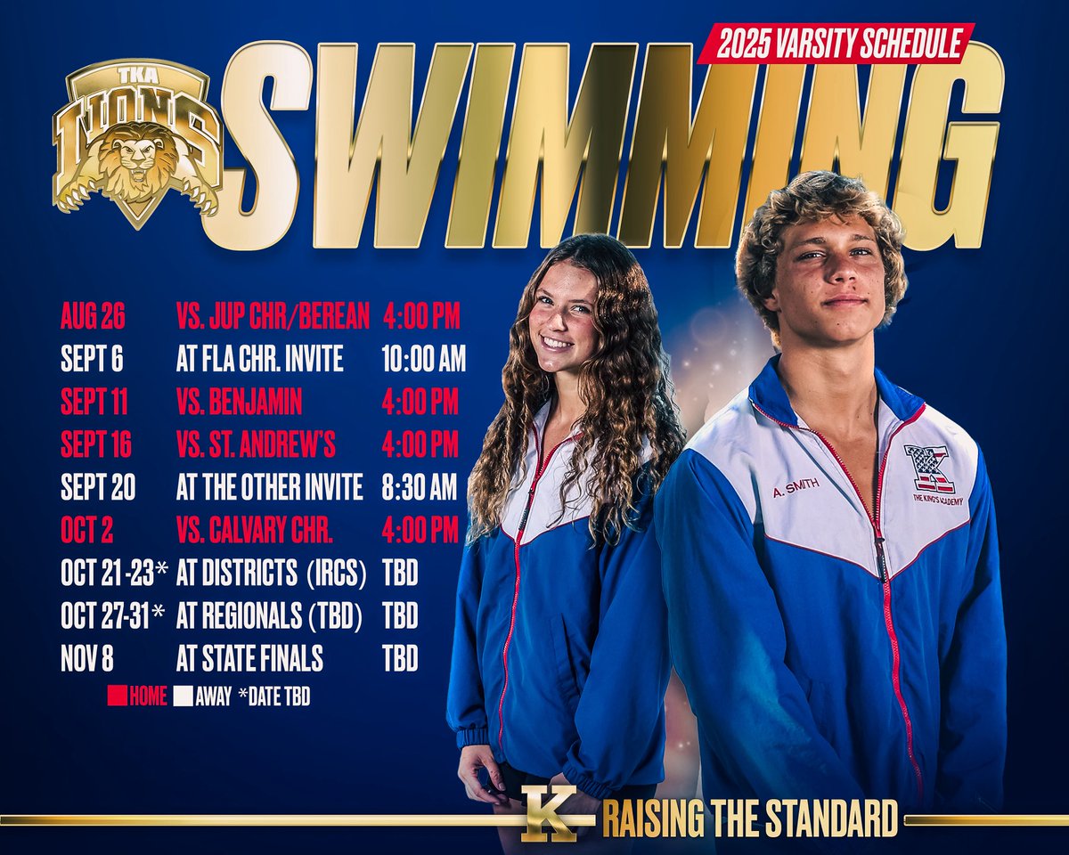 TKALions's tweet image. See you at the pool August 26. 🌊 #tkaswimming 

@TKAWPB @pbphighschools @ESPNWestPalm