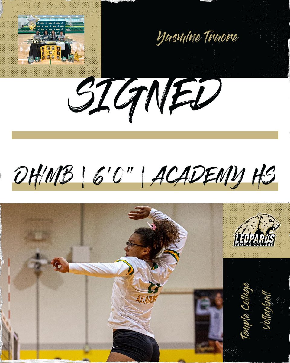 TempleC_VB's tweet image. Help us welcome OH/MB, Yasmine Traore, from Academy High School! #countdowncontinues #yealeps #letsgoleps #TCVB