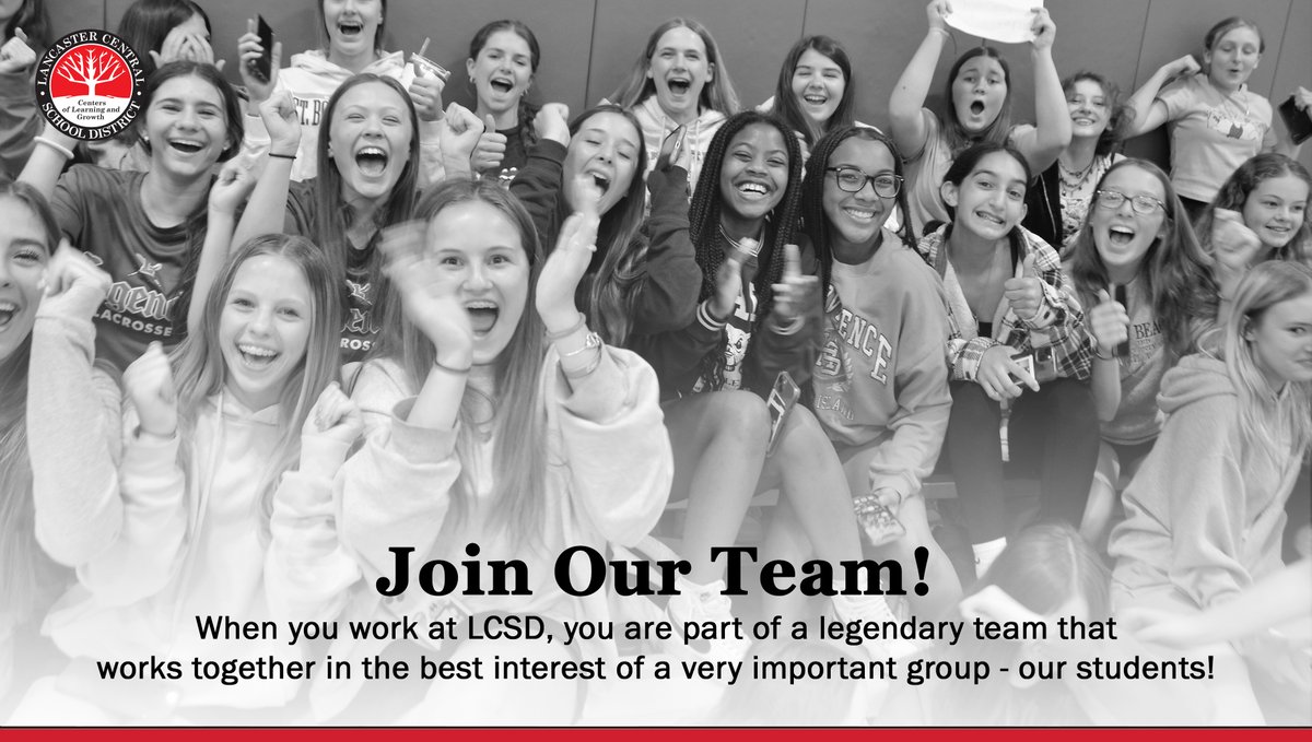 Our district is seeking an Assistant Principal at Lancaster Middle School to help lead a safe, positive, and high-achieving learning environment. If you're passionate about instructional leadership and staff development, learn more and apply here: bit.ly/43SewQk