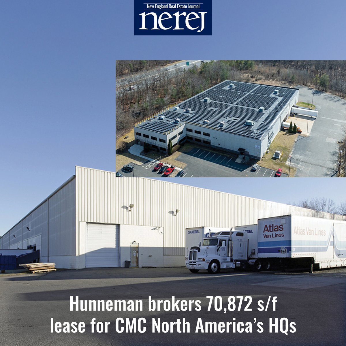 Hunneman brokers 70,872 s/f lease for CMC North America’s HQs - Read More here: hubs.la/Q03rshq80 #NEREJ #commercialrealestate <a href="/Hunnemanre/">Hunneman</a> <a href="/cmcliftna/">CMC North America</a>