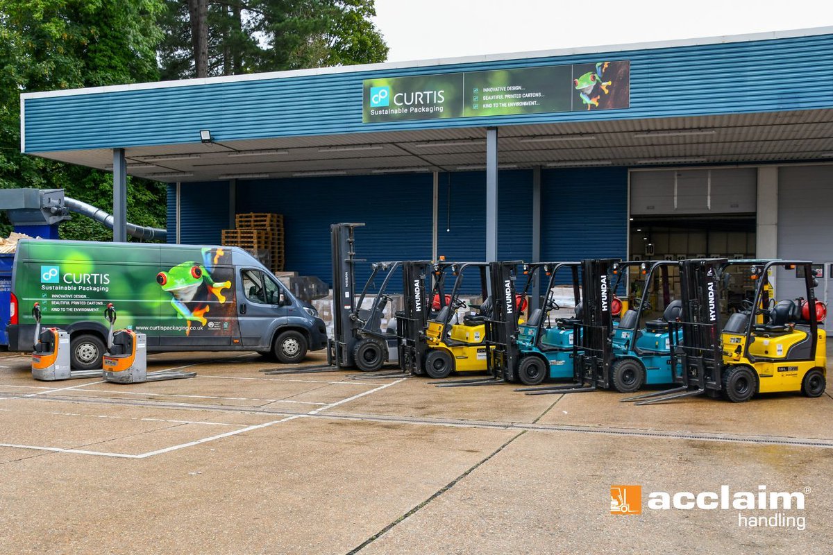 Curtis Packaging chose Acclaim Handling to modernise their fleet with eco-friendly Hyundai &amp; STILL trucks.
✅ Transparent service
✅ Competitive pricing
✅ Reliable support
“Acclaim ticked all the boxes.” – Stuart, Production Manager 🌱
Ready to upgrade? Contact us today!
