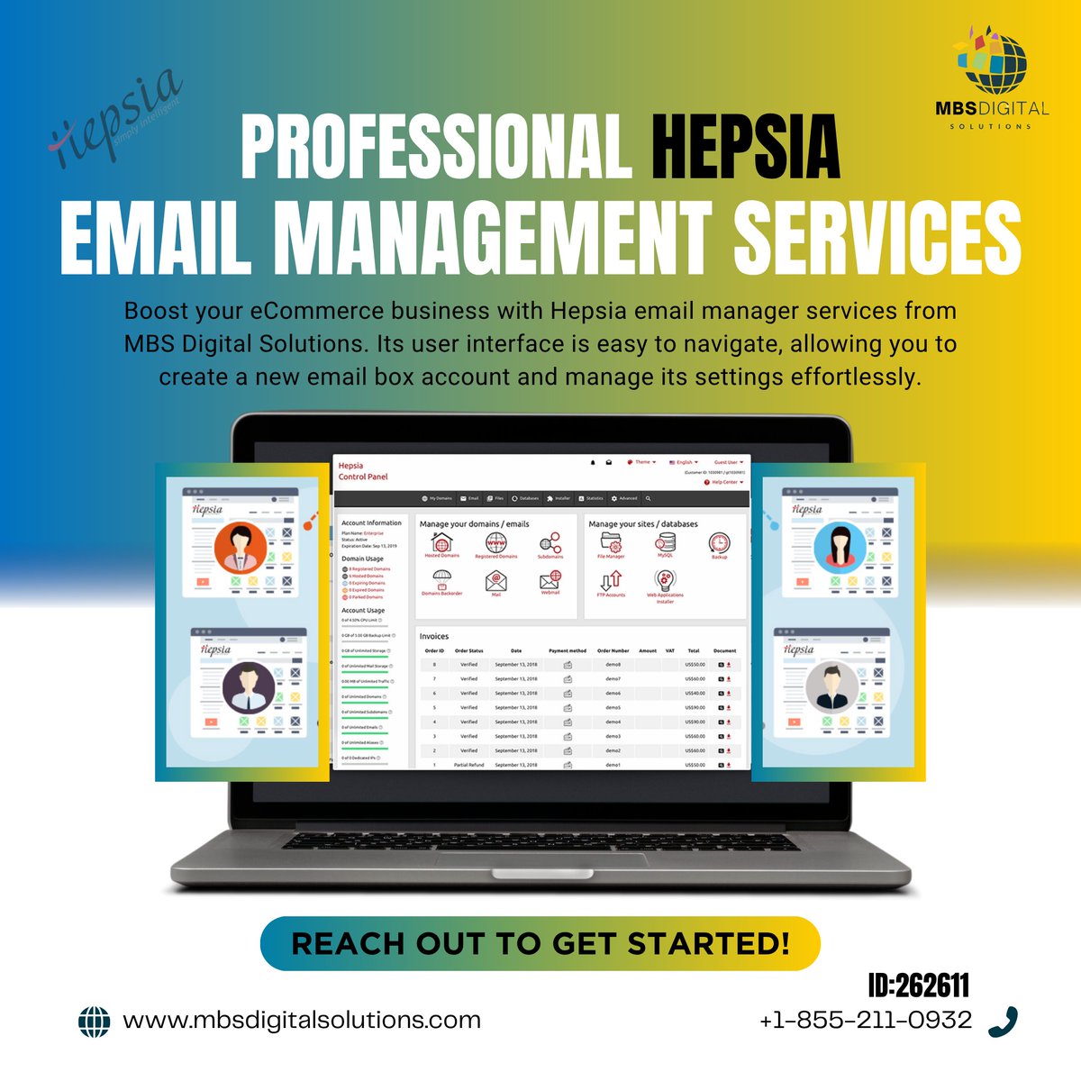 mbsdigitals's tweet photo. Planning to create a professional email box📨? MBS Digital Solutions offers affordable Hepsia Email Manager Services📥. Enjoy complete control of the email box and an easy-to-navigate user interface.🚀

#EmailMarketing #DigitalSolutions #HepsiaHosting #EmailCampaign #Hosting https://t.co/rudz9HWY8L