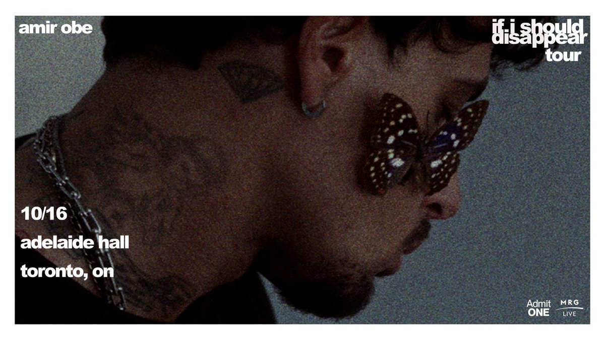 Singer-songwriter, rapper, and producer <a href="/amirobe/">Amir Obè</a> brings the If I Should Disappear Tour to our stage this fall! 💥

Enter below for a chance to win a pair of tickets!

🔗: bit.ly/4l4Yiu9
Presale | 6/12 at 10AM ET, code: MRGLIVE
On Sale | 6/13 at 10AM ET