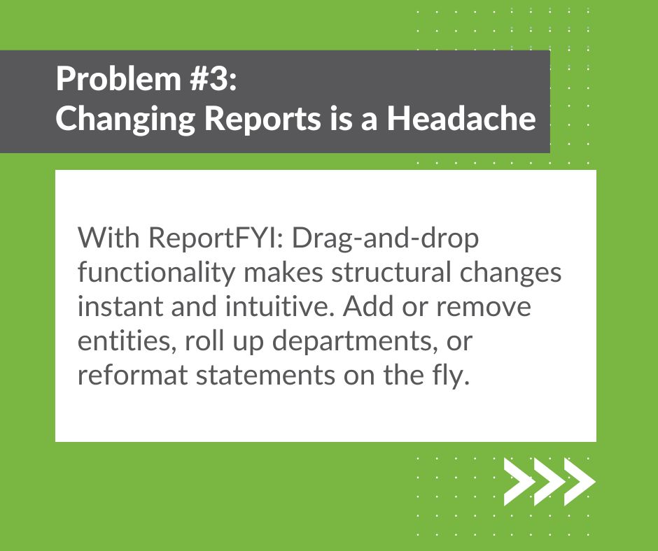 FYIsoft's tweet photo. You've got problems? We've got solutions!

Here are some solutions for your real-life financial reporting problems!
.
.
.
#financialreporting #accounting #financialsoftware #cfo #finance #reportingsoftware #accountingsoftware #erp https://t.co/3awUuav4SY