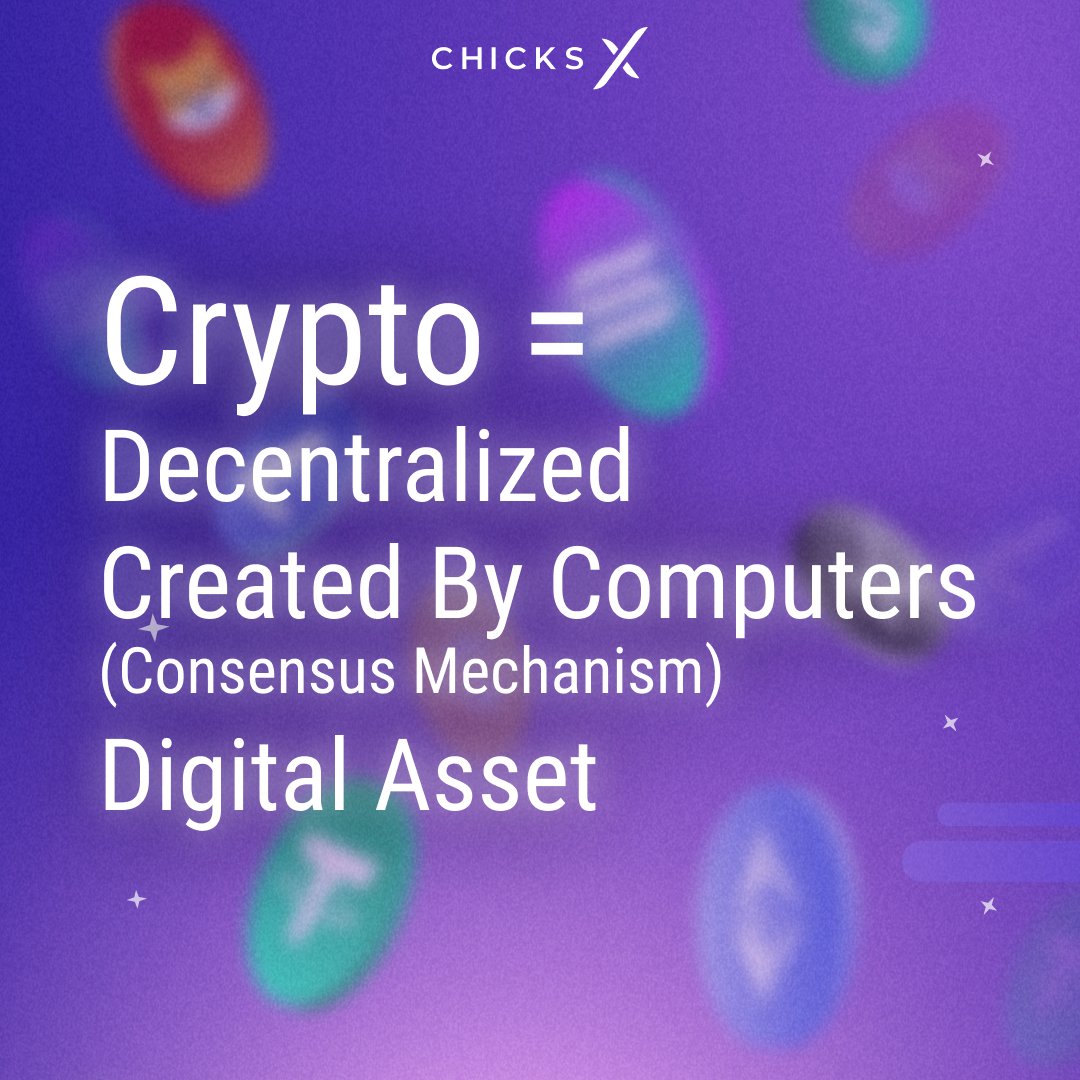 You can find both fiat and crypto on ChicksX. 😎 Buy, sell, and swap with low fees today. 💥
#Fiat #Cryptocurrency #ChicksX