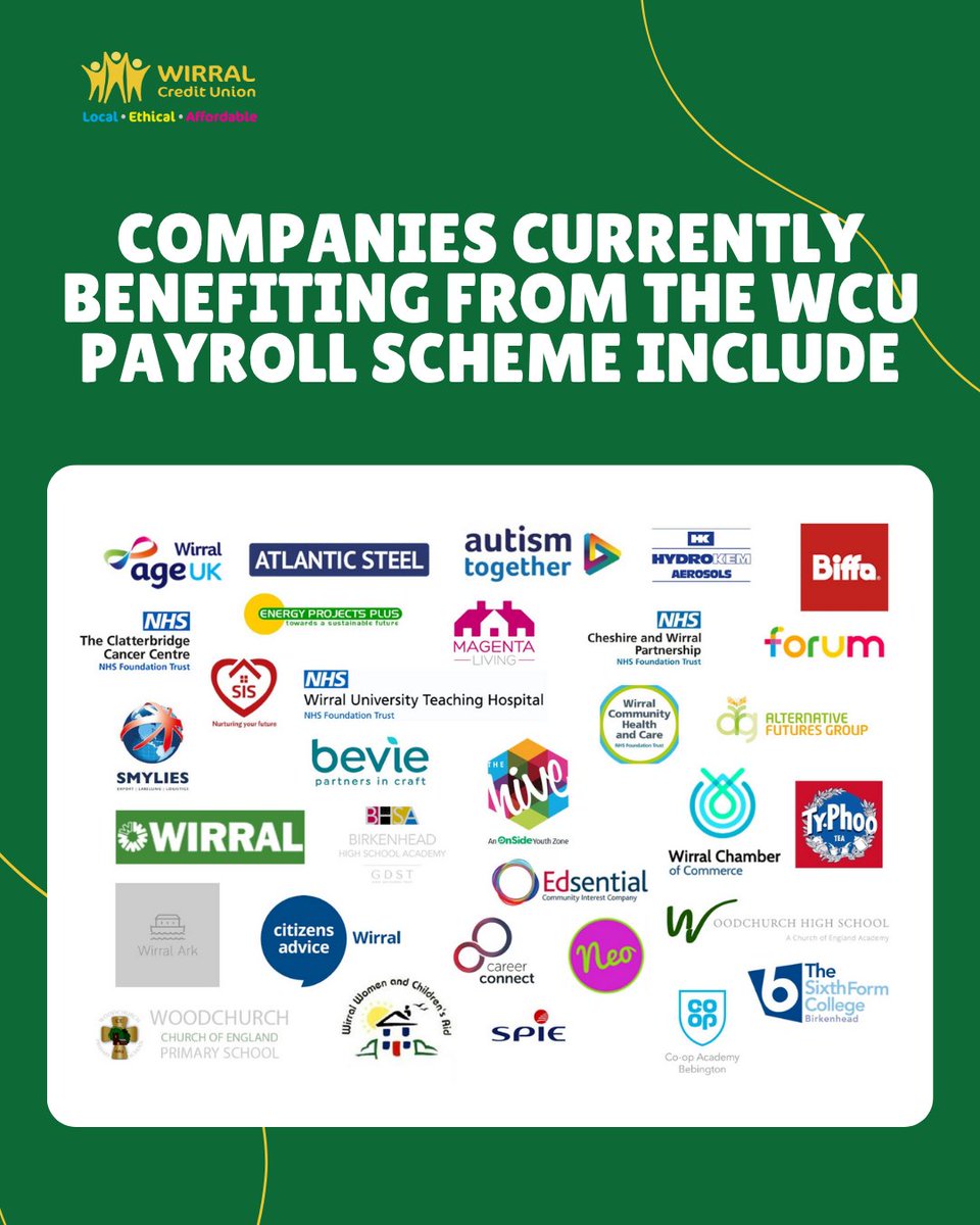 Saving is hard, especially when payday temptation hits.

Our payroll deduction scheme lets staff make automatic savings from their wage; no hassle, no transfer to remember.

A free staff benefit to support wellbeing &amp; boost productivity!

 💌 info@wirralcu.org.uk to learn more.