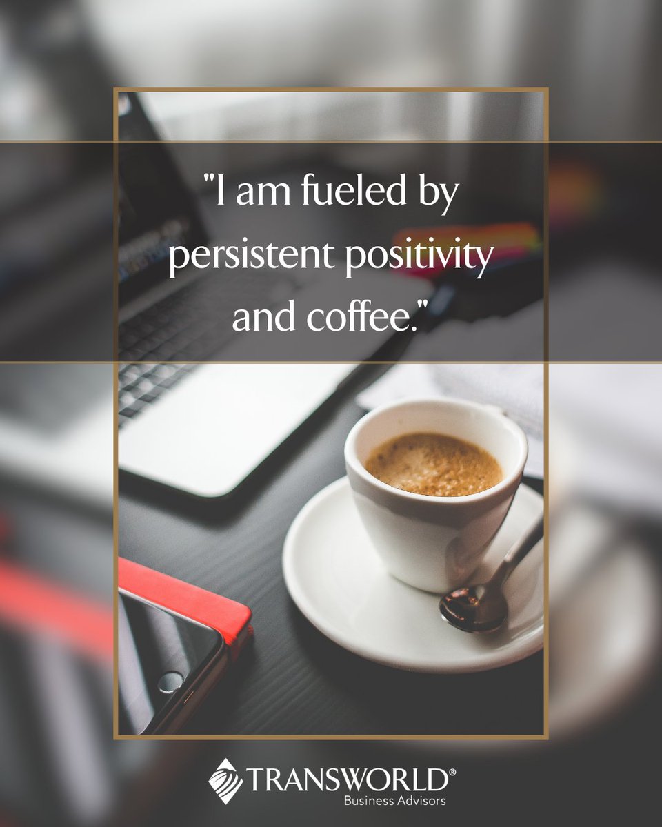 tworldbusiness's tweet image. Some days, all you need is a positive mindset and a good cup of coffee to keep you going. One step at a time. ☕️💪

#motivation #coffee #workmotivation