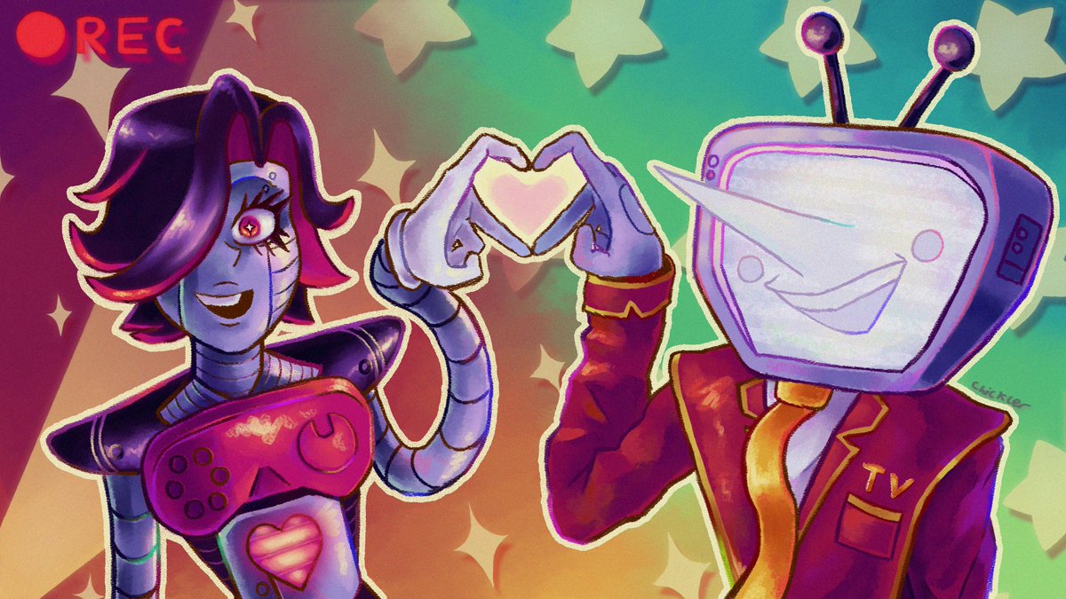 ChickLordLT's tweet image. &quot;Tenna you cad&quot;

I love these two 
#DELTARUNE