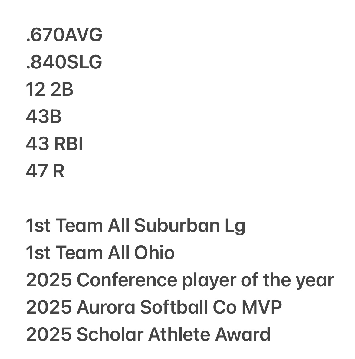 My junior softball season is over but I am very happy with what my team and I accomplished his year! D3 Suburban league champs and D3 District Champs!
Thanks <a href="/SoftballAurora/">Aurora Softball</a>  
Ready for travel ball <a href="/VoganOhio/">OhioOutlawsVogan</a> 
<a href="/YSUSoftball/">Youngstown State Softball 🐧</a>