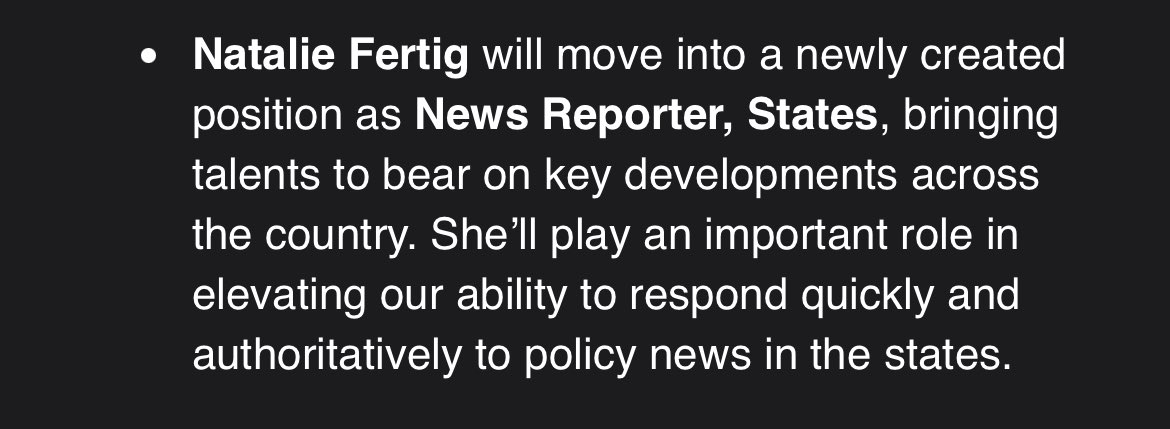 natsfert's tweet image. 🚨Some professional NEWS: After nearly 7 years on the cannabis beat — more than 5 of those at POLITICO — I am moving on.
I’ll be covering all things STATES for POLITICO, from key legislative battles to political races — and I’m wildly excited about it!