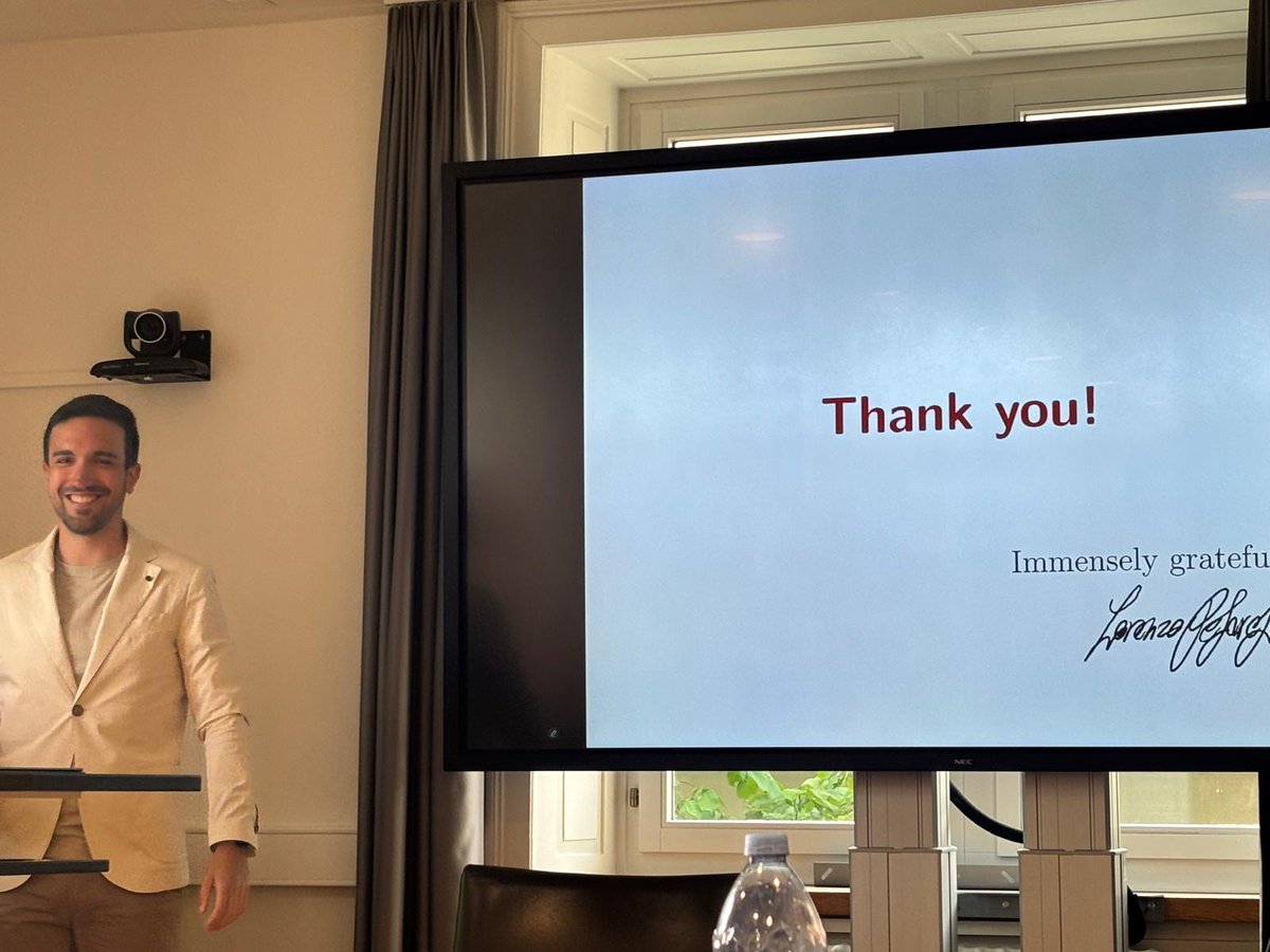 Lorenzo Pesaresi (@lorenzopesares1) on Twitter photo What a feeling 🎉🎉
PhD in Economics ✅️
Immensely grateful to my advisors and mentors Nir Jaimovich, <a href="/aferrari0/">Alessandro Ferrari</a>, <a href="/glviolante/">Gianluca Violante</a>, <a href="/davidhem/">David Hémous</a> and Josef Zweimüller for making this dream come true! What a feeling 🎉🎉
PhD in Economics ✅️
Immensely grateful to my advisors and mentors Nir Jaimovich, <a href="/aferrari0/">Alessandro Ferrari</a>, <a href="/glviolante/">Gianluca Violante</a>, <a href="/davidhem/">David Hémous</a> and Josef Zweimüller for making this dream come true!