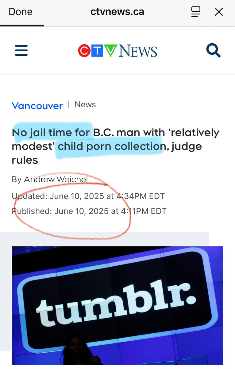 CANADA just declared that Child P0RN is not punishable by Jail time. Insane. I feel sick by this