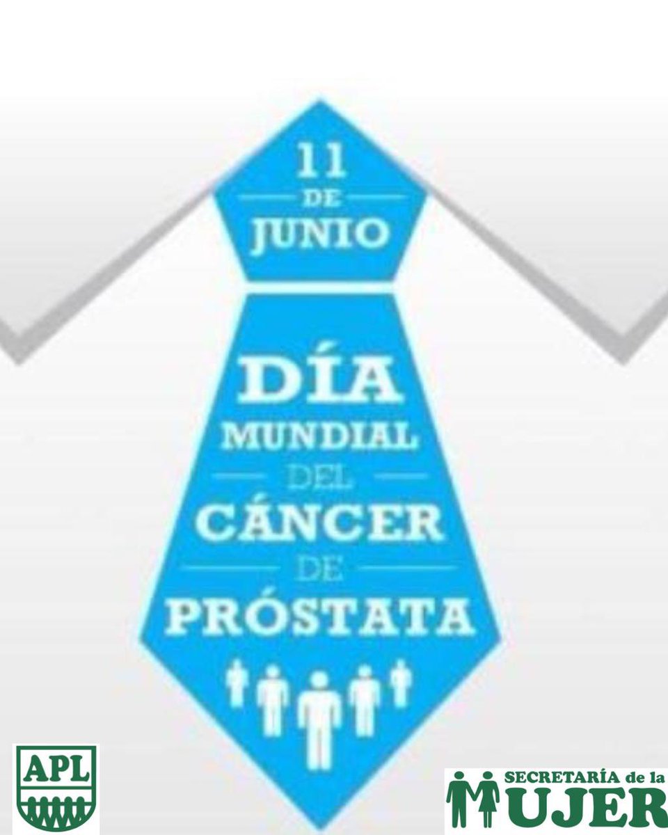 11 de junio - Día Mundial del Cáncer de Próstata.

El Cáncer de Próstata puede ser tratable si se detecta de forma temprana.
Haciéndote los controles, lo prevenis! 
Cuidate, ocupate de tu salud!
#SecretariaDeLaMujerAPL 
#APLCongreso