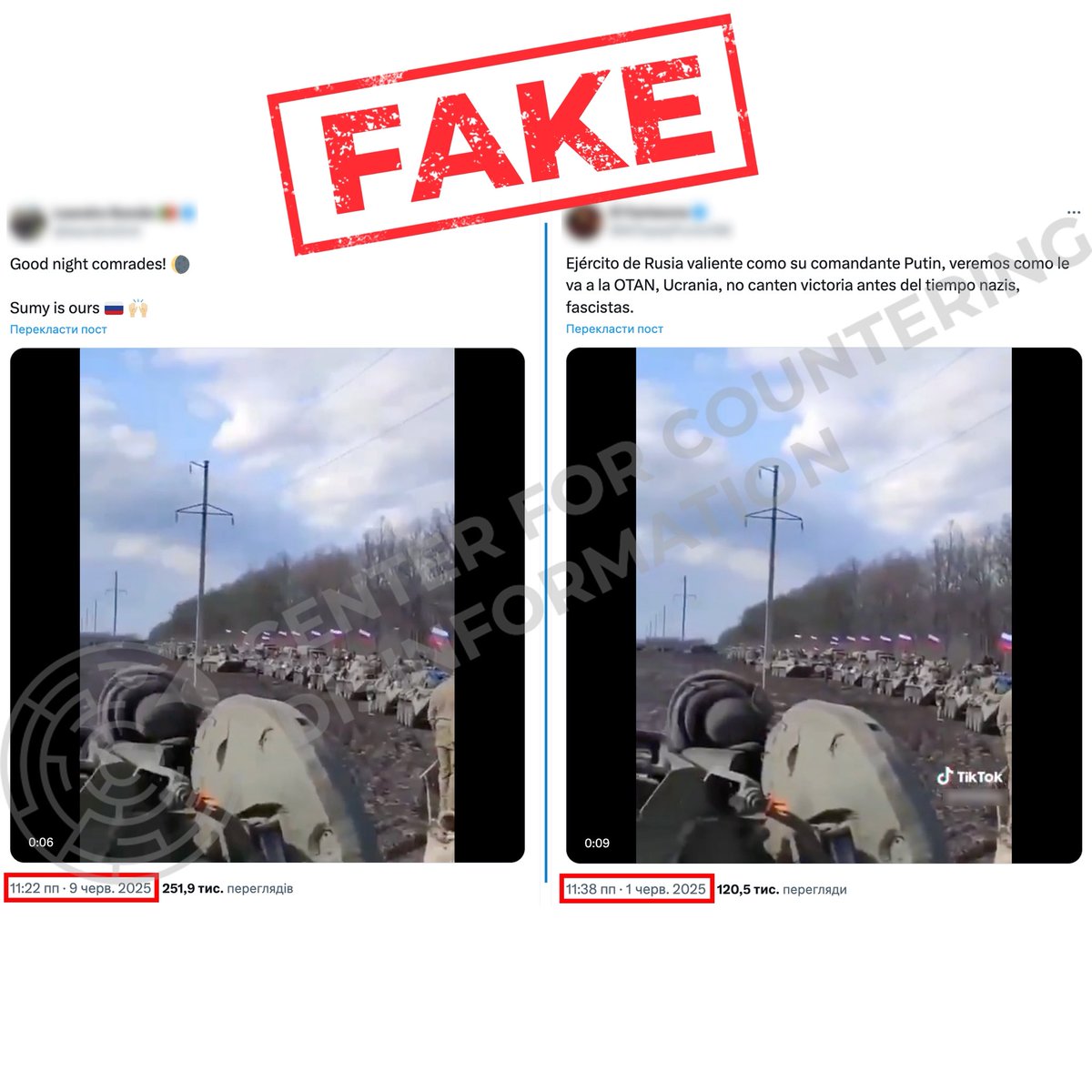 Center for Countering Disinformation tweet media