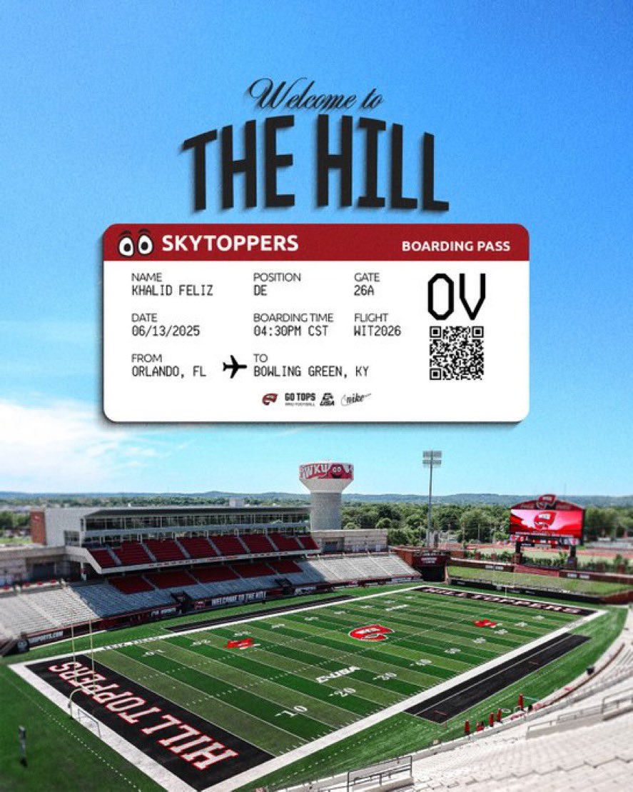 Khalid Feliz 6’4 240 DE (@khalidfeliz5) on Twitter photo Locked in Let’s gooo Excited to Get Back Up to Bowling Green!! <a href="/CoachLindsey/">Jimmy Lindsey</a> <a href="/coachk_93/">KaRon White</a> <a href="/TheKramme/">Zachary Kramme</a> <a href="/NickLamaWKU/">Nick Lamattina</a> <a href="/CoachThurm87/">Coach Jarae Thurmond</a> <a href="/_CoachJames/">Coach James</a> <a href="/Coach_Helton/">Tyson Helton</a> <a href="/WKUFootball/">WKU Football</a>
<a href="/RivalsFriedman/">Adam Friedman</a> <a href="/JohnGarcia_Jr/">John Garcia, Jr.</a> @RivalsRichie Locked in Let’s gooo Excited to Get Back Up to Bowling Green!! <a href="/CoachLindsey/">Jimmy Lindsey</a> <a href="/coachk_93/">KaRon White</a> <a href="/TheKramme/">Zachary Kramme</a> <a href="/NickLamaWKU/">Nick Lamattina</a> <a href="/CoachThurm87/">Coach Jarae Thurmond</a> <a href="/_CoachJames/">Coach James</a> <a href="/Coach_Helton/">Tyson Helton</a> <a href="/WKUFootball/">WKU Football</a>
<a href="/RivalsFriedman/">Adam Friedman</a> <a href="/JohnGarcia_Jr/">John Garcia, Jr.</a> @RivalsRichie