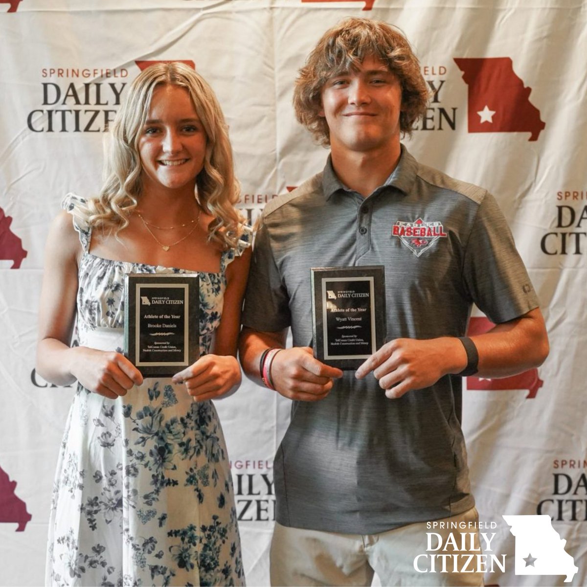 Citizen Athletes: Nixa’s Wyatt Vincent and Fair Grove’s Brooke Daniels were honored at a special reception last night as the Daily Citizen's first Athletes of the Year. Both multi-sport athletes received a $1,000 scholarship.

Learn more: sgfcitizen.org/springfield-sp…
