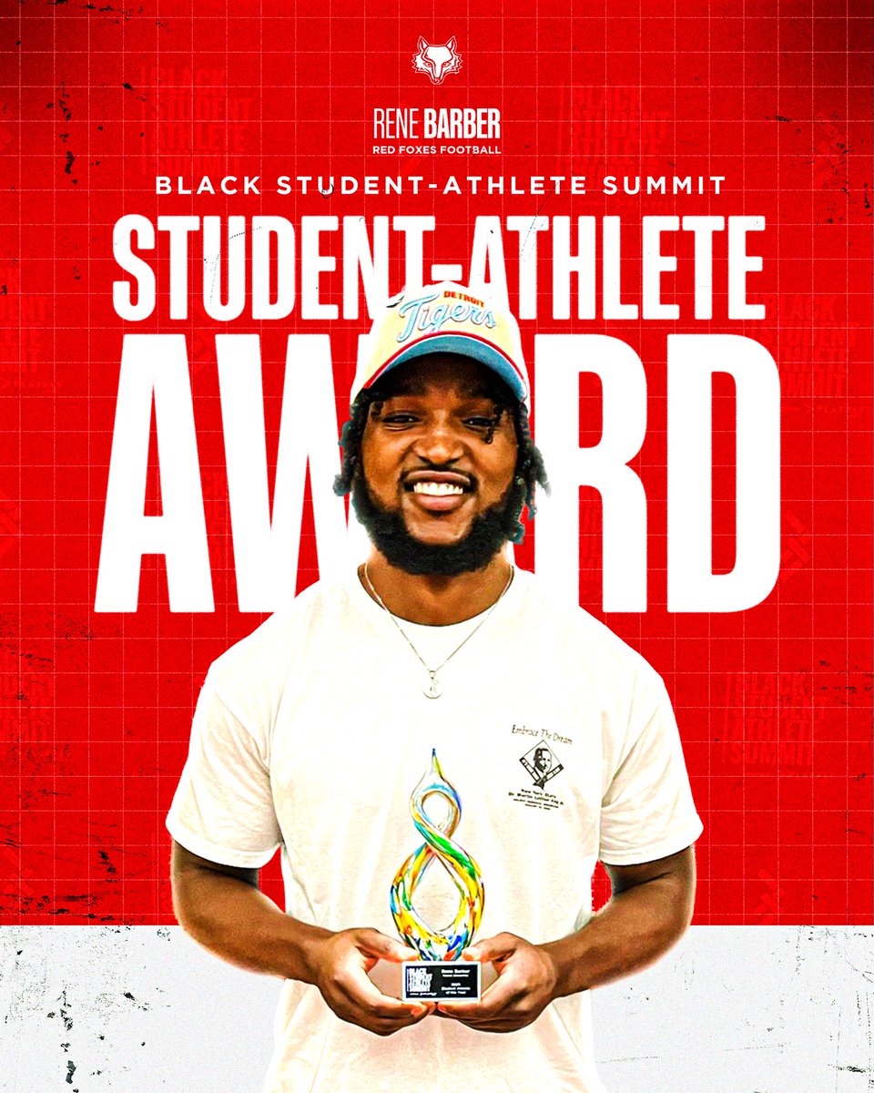 Marist Football (@marist_fball) on Twitter photo Congratulations to our very own Rene Barber on being earning the <a href="/BSASummit/">Black Student-Athlete Summit</a> Student-Athlete of the Year Award!!!
#FoxholeGuys Congratulations to our very own Rene Barber on being earning the <a href="/BSASummit/">Black Student-Athlete Summit</a> Student-Athlete of the Year Award!!!
#FoxholeGuys