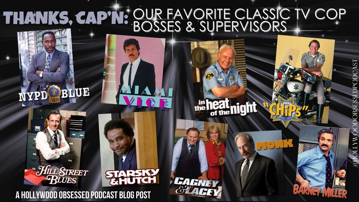 NEW BLOG POST! To celebrate <a href="/tonymiros/">Tony Miros</a> 2-part interview with #CHiPs legend #RobertPine (Sgt. Getraer), I’m saluting TV’s best cop bosses — from Barney Miller to Miami Vice! 👮‍♂️📺 <a href="/HLWDobsessed/">Hollywood Obsessed: The Podcast</a>
Read ➡️ tinyurl.com/mr48cjwa
Listen ➡️ tinyurl.com/28z7asm9
#TVLegends #CopShows