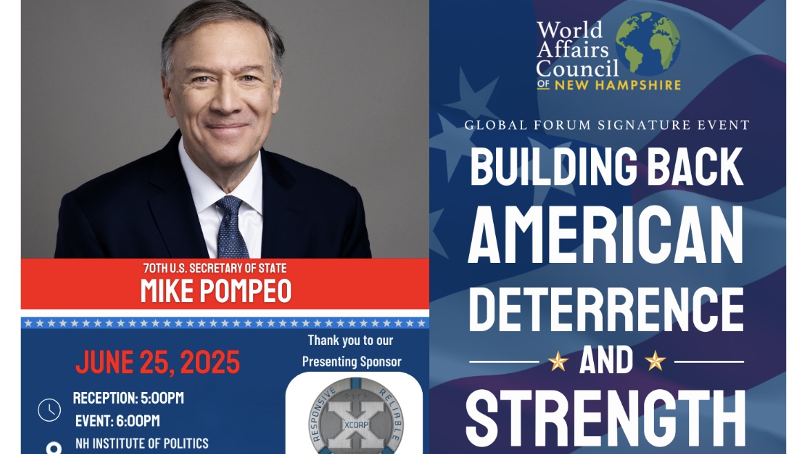 Paul Steinhauser (@steinhausernh1) on Twitter photo 2028 Watch-NEW on <a href="/FoxNews/">Fox News</a> - <a href="/mikepompeo/">Mike Pompeo</a> - Secy. of State/CIA director in <a href="/realDonaldTrump/">Donald J. Trump</a> first administration - is coming to New Hampshire June 25 to headline a <a href="/WorldAffairsNH/">World Affairs NH</a> Global Forum Signature Event fundraiser, in Manchester #2028Election #FITN #nhpolitics #FoxNews 2028 Watch-NEW on <a href="/FoxNews/">Fox News</a> - <a href="/mikepompeo/">Mike Pompeo</a> - Secy. of State/CIA director in <a href="/realDonaldTrump/">Donald J. Trump</a> first administration - is coming to New Hampshire June 25 to headline a <a href="/WorldAffairsNH/">World Affairs NH</a> Global Forum Signature Event fundraiser, in Manchester #2028Election #FITN #nhpolitics #FoxNews