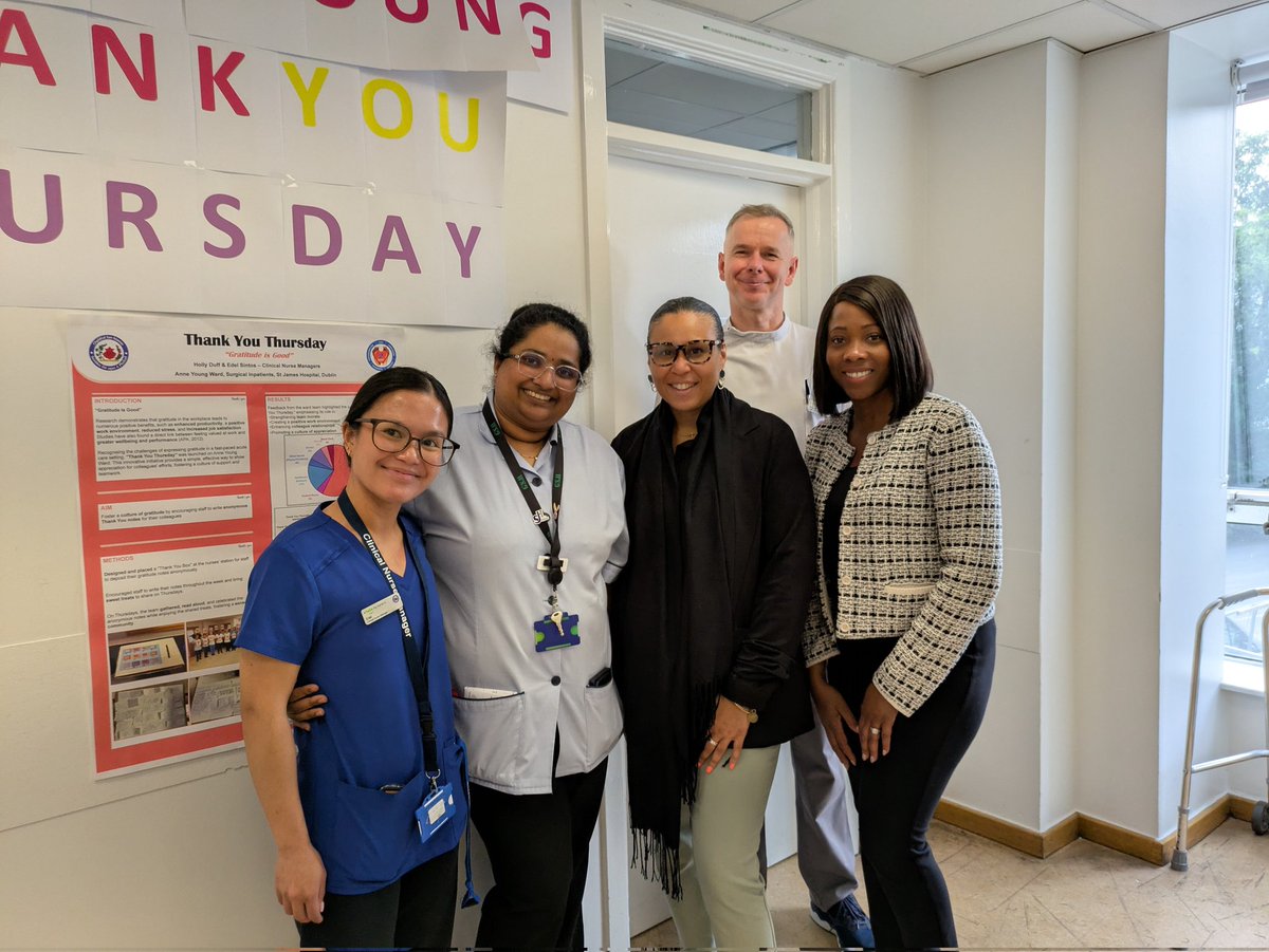 Deborah O'Dea (@deborahodeaadon) on Twitter photo We were delighted to welcome Tiffany & Nhadelle from <a href="/NorthwellHealth/">Northwell Health</a> to Surgical Inpatients <a href="/stjamesdublin/">St James's Hospital</a>. A fantastic opportunity to showcase our QI Projects: Patient Medication Bags, Staff Thank You Thursdays, the HCA Council & the SN Management Programme <a href="/SJHDoN/">Sharon Slattery DoN</a> We were delighted to welcome Tiffany & Nhadelle from <a href="/NorthwellHealth/">Northwell Health</a> to Surgical Inpatients <a href="/stjamesdublin/">St James's Hospital</a>. A fantastic opportunity to showcase our QI Projects: Patient Medication Bags, Staff Thank You Thursdays, the HCA Council & the SN Management Programme <a href="/SJHDoN/">Sharon Slattery DoN</a>