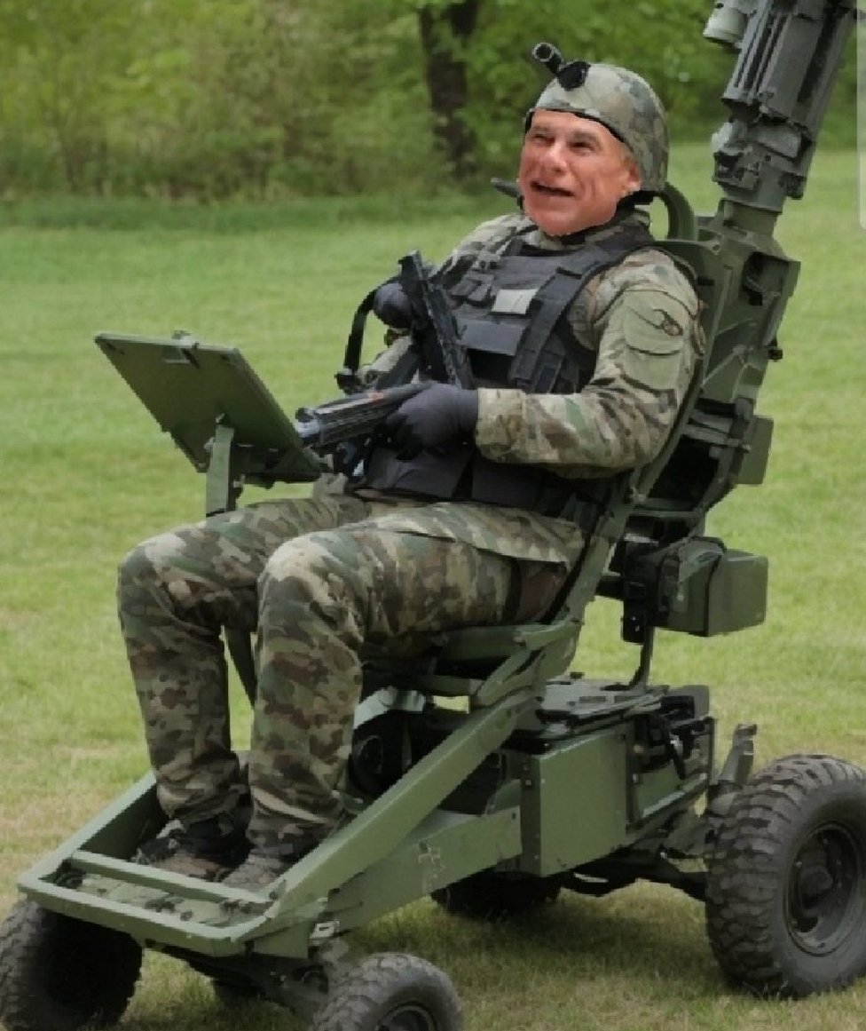 theliamnissan's tweet image. AP File Photo: Texas National Guard Captain Greg Abbott of the 101st Chairborne Division