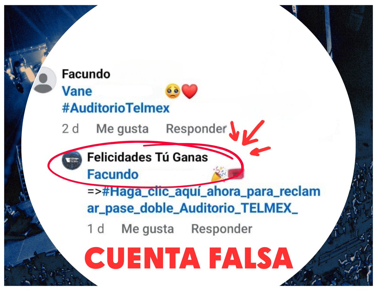 ⚠️  ¡Evita caer! ⚠️
NO compartas tus datos ni des clic en enlaces sospechosos.

📌 Recuerda:
✅ Nunca pediremos información personal o bancaria.
✅ Los ganadores se eligen por una app segura.
✅ Los únicos medios oficiales donde anunciamos resultados son nuestras cuentas
