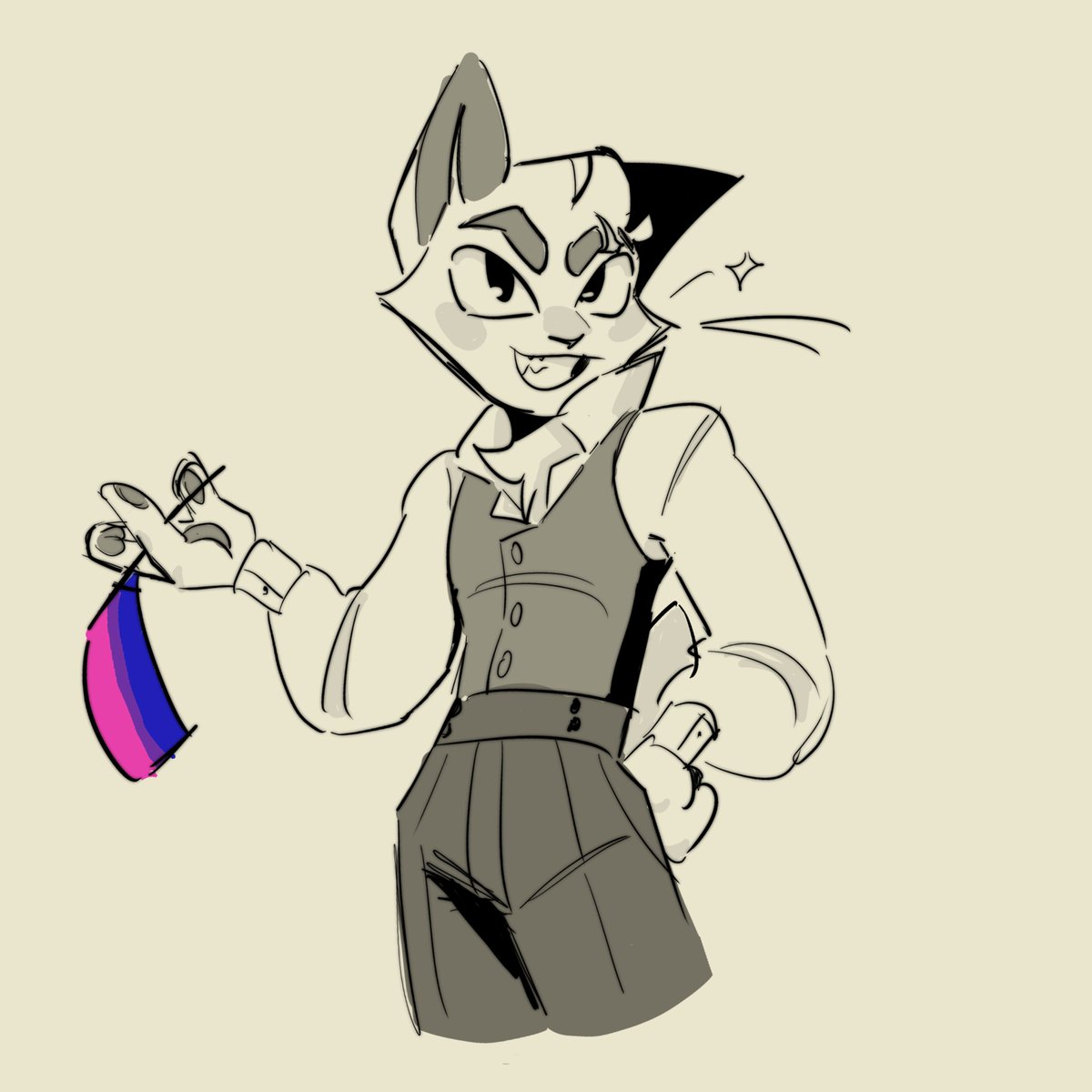 HAPPY PRIDE MONTH EVERYONE!!! hope all of you are having a queerful day<3
#pridemonth2025 #queer #lackadaisy