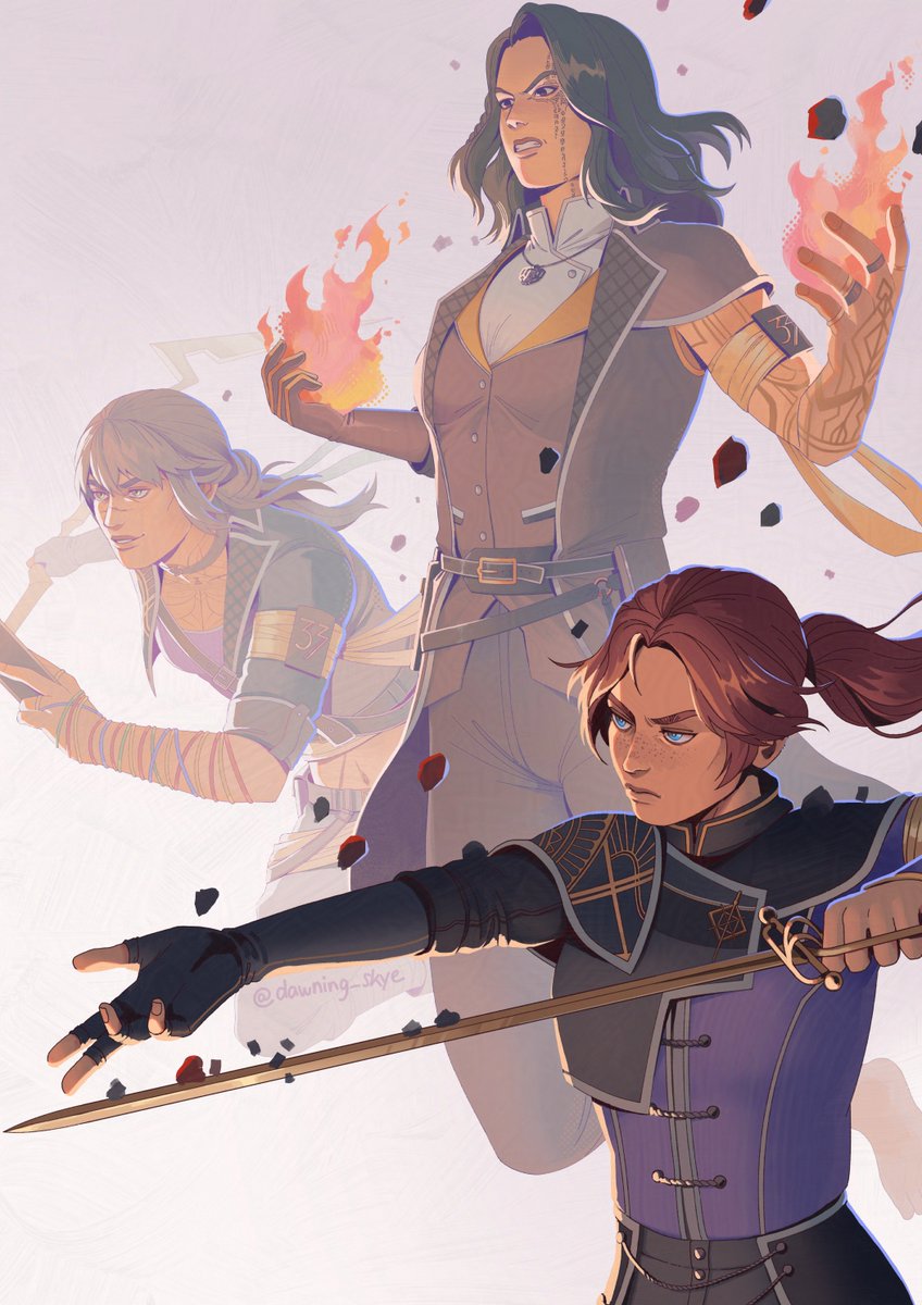 maelle, lune and sciel 🌹🔥☀️ #expedition33