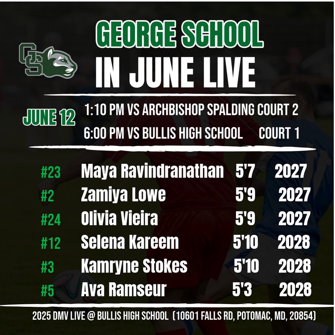 College Coaches we will be at Bullis High School Tomorrow. 

🏀 1:10 pm &amp; 6:00pm