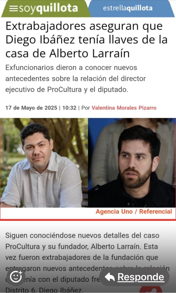 Fidel Espinoza Sandoval (@fidelsenador) on Twitter photo .<a href="/diego_ibanezc/">Diego Ibáñez</a> Me retracto de mis dichos sobre Winter, si públicamente reconoces que les guardabas las llaves a Alberto Larraín, el "amigo" de uds q hizo de Procultura un botín con dineros dirigidos a los más vulnerables. Te parece? .<a href="/diego_ibanezc/">Diego Ibáñez</a> Me retracto de mis dichos sobre Winter, si públicamente reconoces que les guardabas las llaves a Alberto Larraín, el "amigo" de uds q hizo de Procultura un botín con dineros dirigidos a los más vulnerables. Te parece?