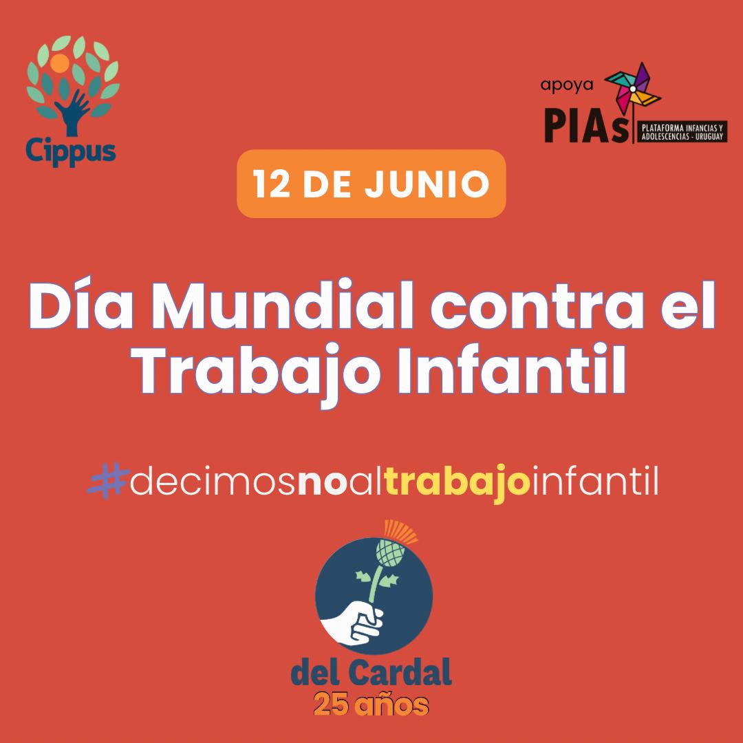 12 de junio Día Mundial contra el Trabajo Infantil. 
🛑 No lo naturalices. El trabajo infantil está en el agro, turismo, comercio... ¡basta de mirar para otro lado! 
#DecimosNoAlTrabajoInfantil #DíaMundialContraElTrabajoInfantil