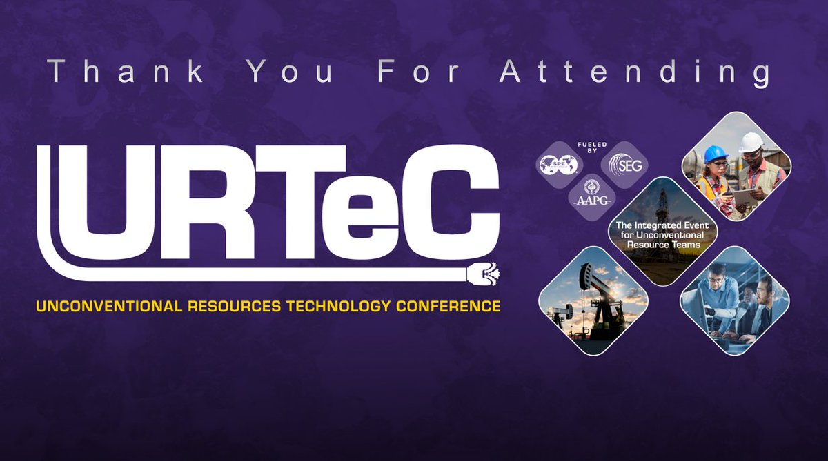 And That’s a Wrap! #URTeC2025 in Houston has come to a close. A heartfelt thank you to every attendee, speaker, organizer, volunteer, exhibitor, and sponsor for making this event an outstanding success.